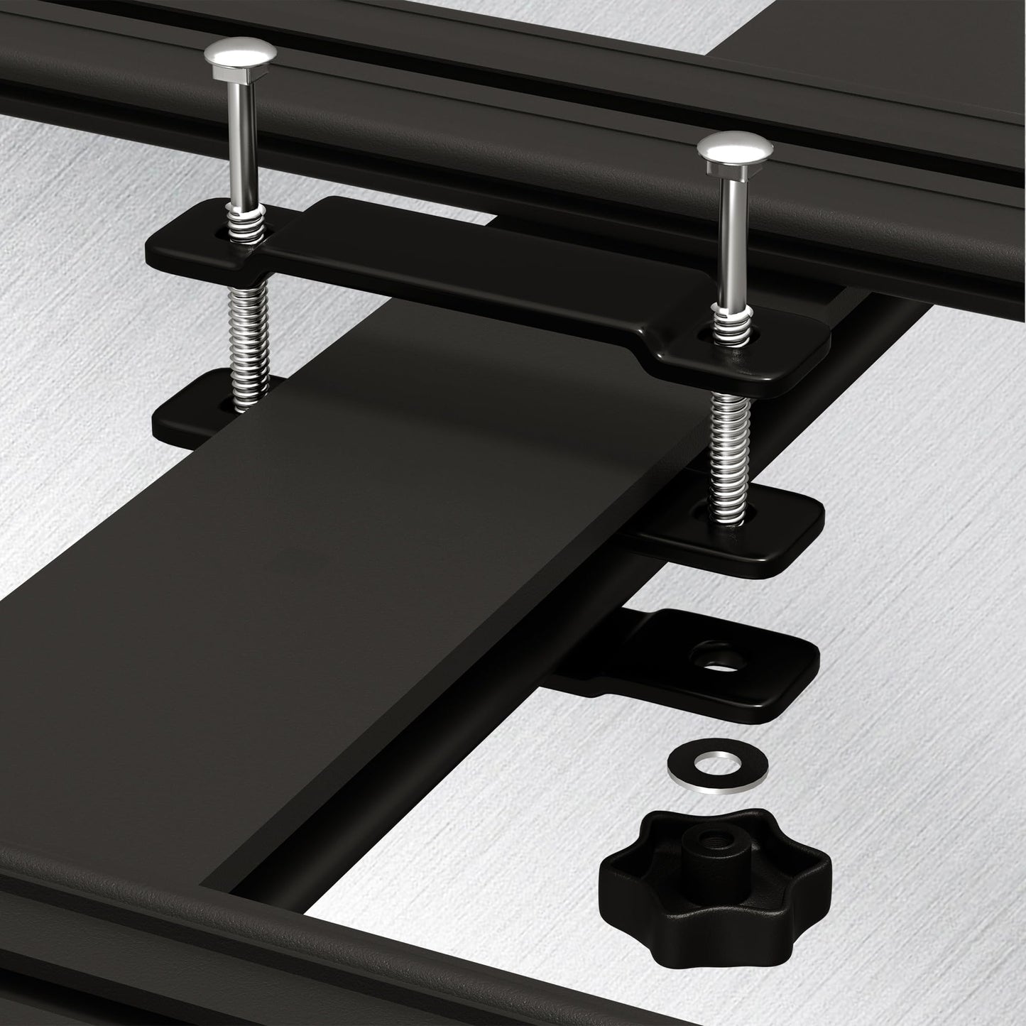 WILDROAD Aluminum Roof Platform, 55" x 47" Universal Flat Roof Rack Heavy Duty Roof Rack Platform with 10 Sets Eye Bolt Nut and T-Screws Anchoring Kit Fits for SUV, Truck