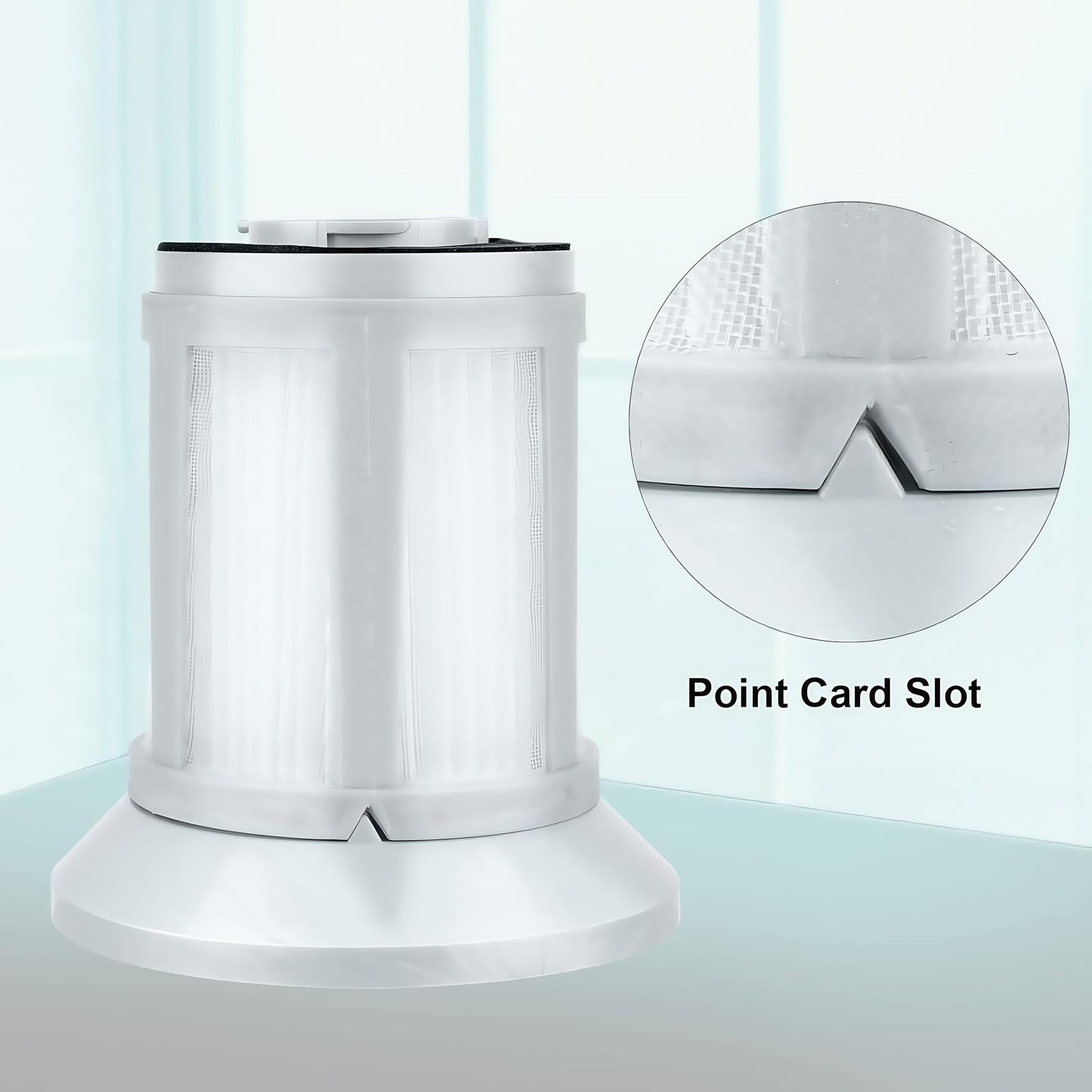 Vacuum Filter Replacement for Bissell 2156A 1665 16652 1665W 21562 2156E Zing AeroSwift Powerforce Bagless Canister Vacuum, Compare to Part #1613056, 2 Filters and a Brush