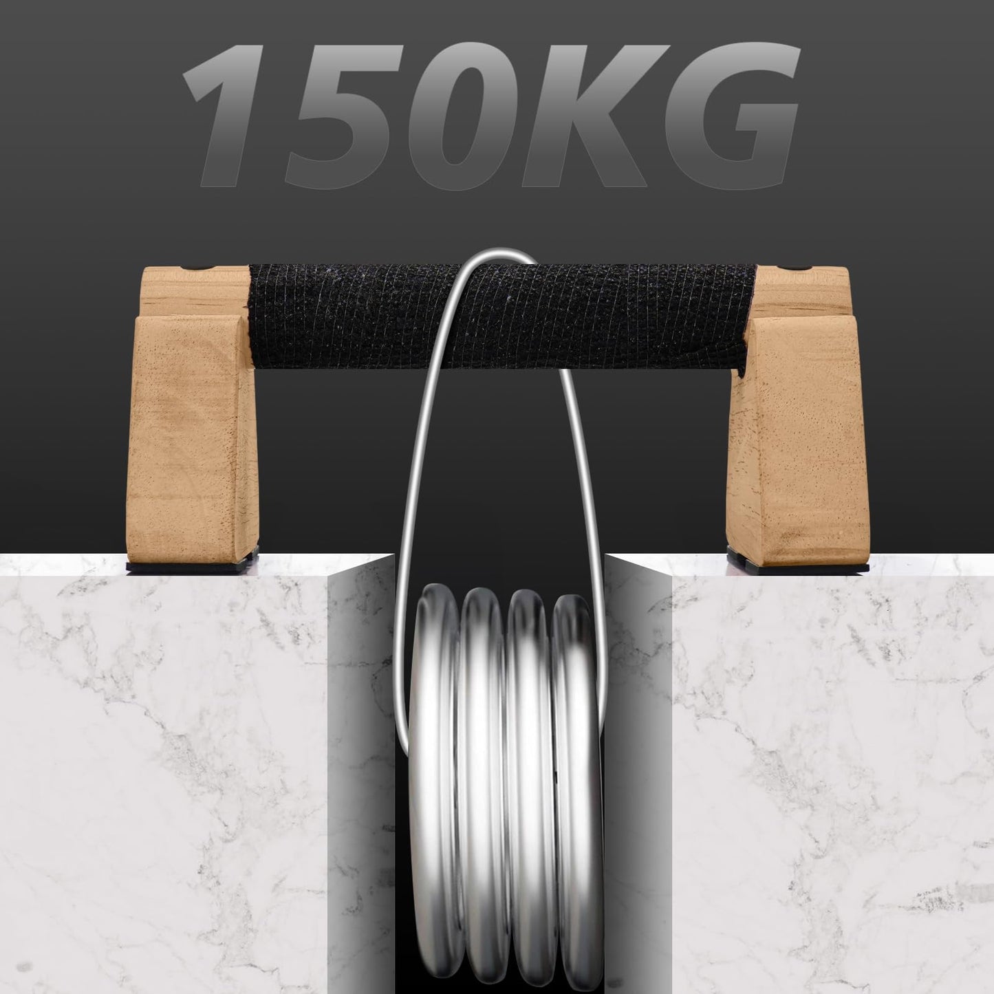Rolitwils Parallettes Bars - Wooden Calisthenics Equipment for Handstand Training, Push Up Bars & Calisthenics Bar - Handstand Blocks and Pushup Handles for Men