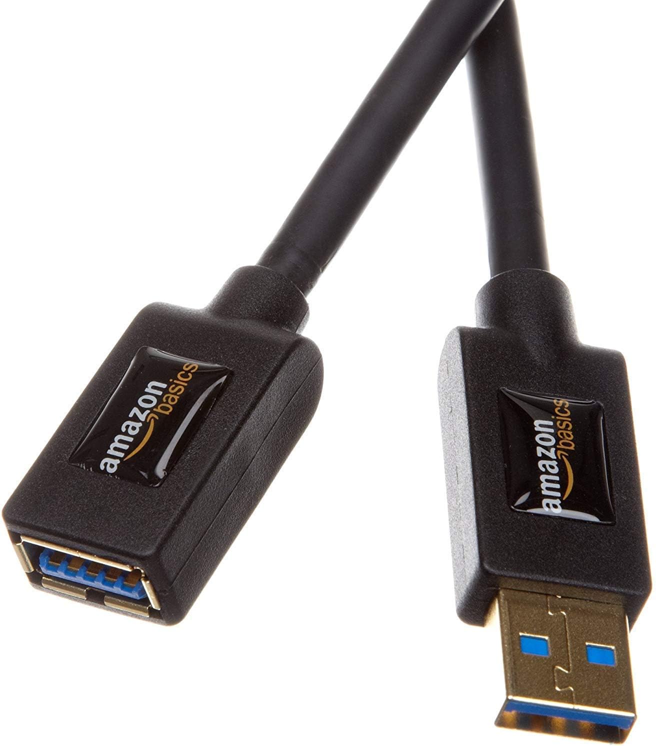 3.0 9.8-Foot 4.8Gbps, 3 Amazon Basics USB Extension Cable, High-Speed Data Transfer, Male to Female, Gold-Plated