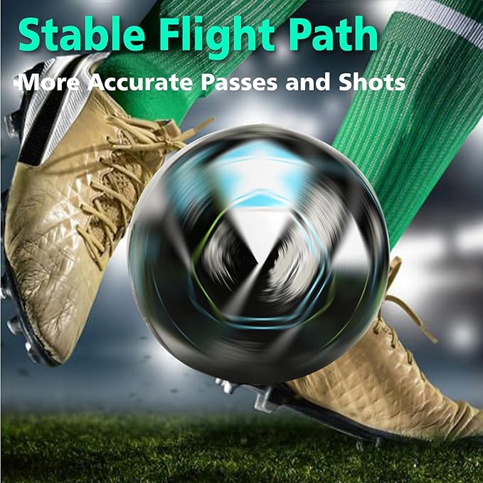 Youth Soccer Ball Size 4, Kids Outdoor Play Game Training Practice Soccer Ball for Teen Boy Girl Indoor Outdoor with 1 Pump 1 Net Bag and 1 Gift Box