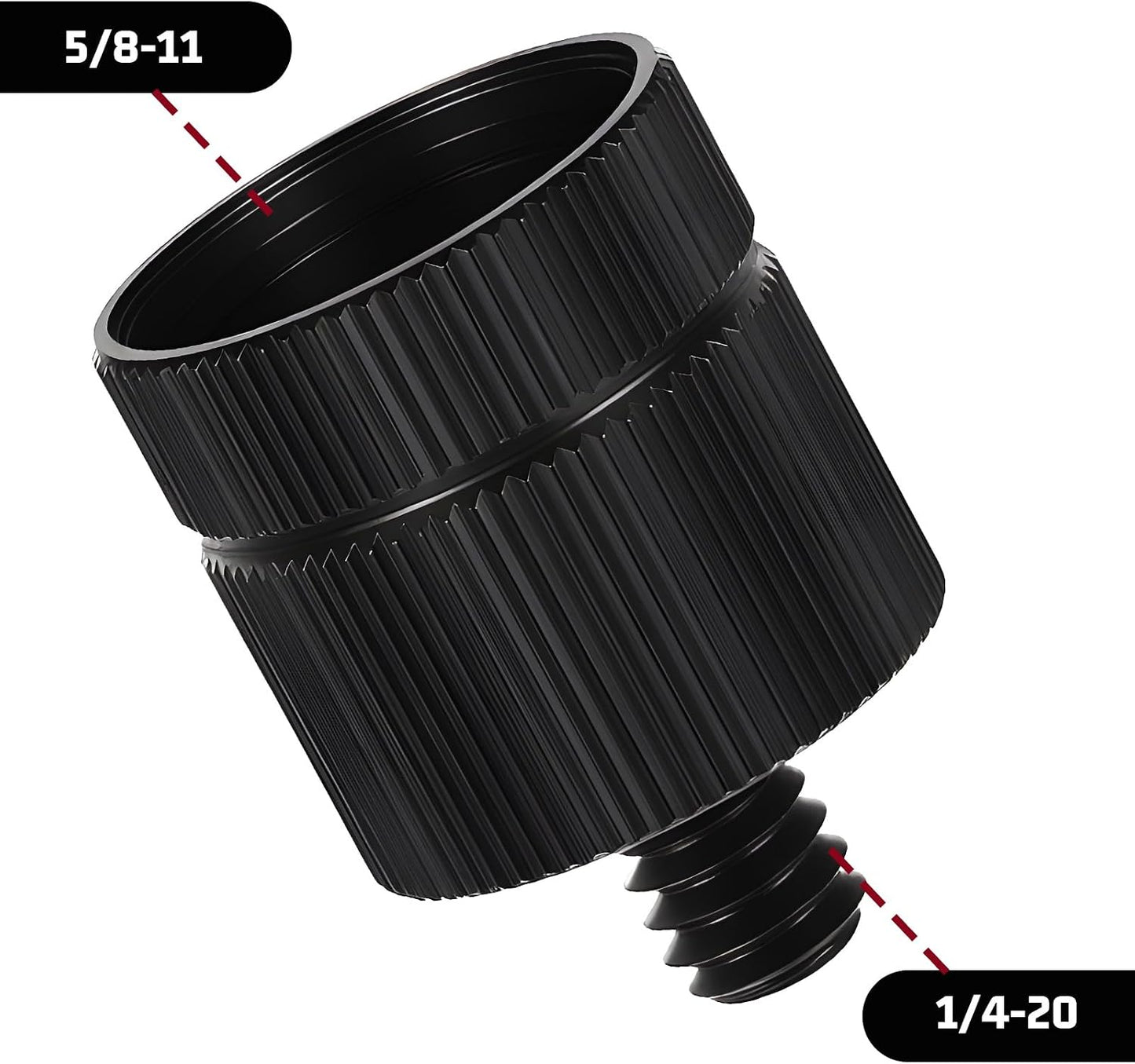 Xyembu 2PCS 5/8-11 1/4 Tripod Adapter Female to Male Laser Level Tripod Conversion Thread for Various Photography