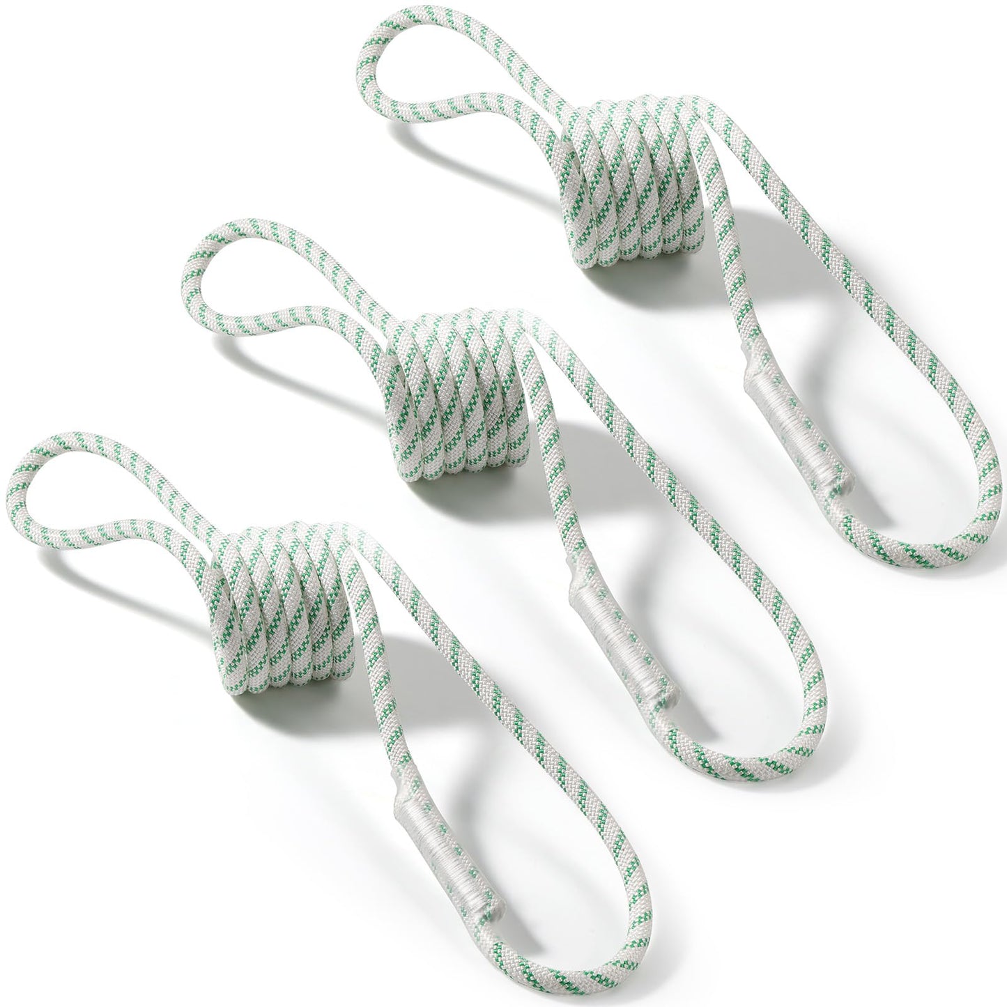 10mm Nylon Prusik Cord, Pre-Sewn 47in(120cm) Prusik Loop, 22KN / 4950lbs MBS High Strength Friction Cord for Rock Climbing, Arborist Tree Work, Rescue, Rappelling and Aerial Operations