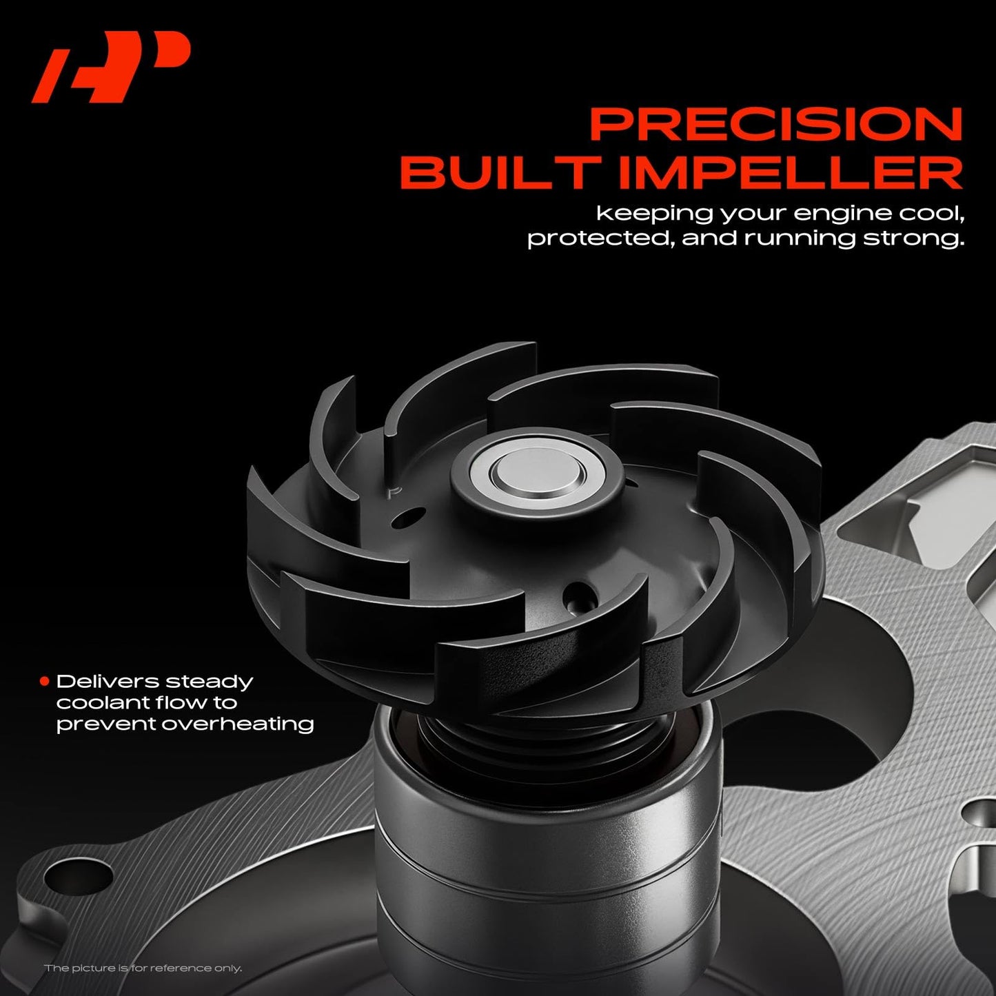 A-Premium Engine Water Pump with Gasket Compatible with Chevrolet Silverado 1500 2019-2021, Tahoe 2021, Suburban 2021 & GMC Sierra 1500 2019-2021, Yukon 2021 & Cadillac Escalade 2021, Escalade ESV