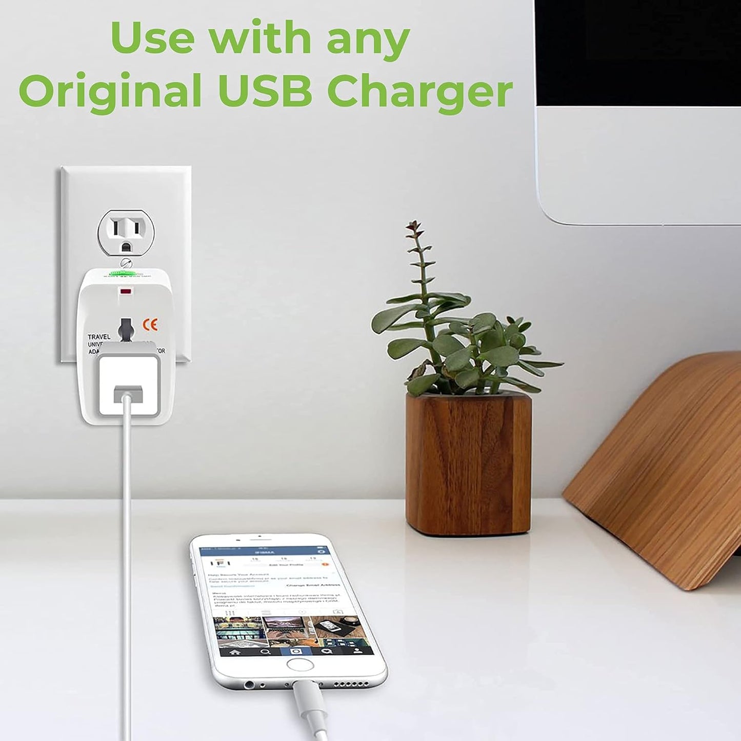 Works For i-mate JAM by Cellet 90% Worldwide Power Adapter Works for HTC i-Mate JAM is Universal for of Travel Between