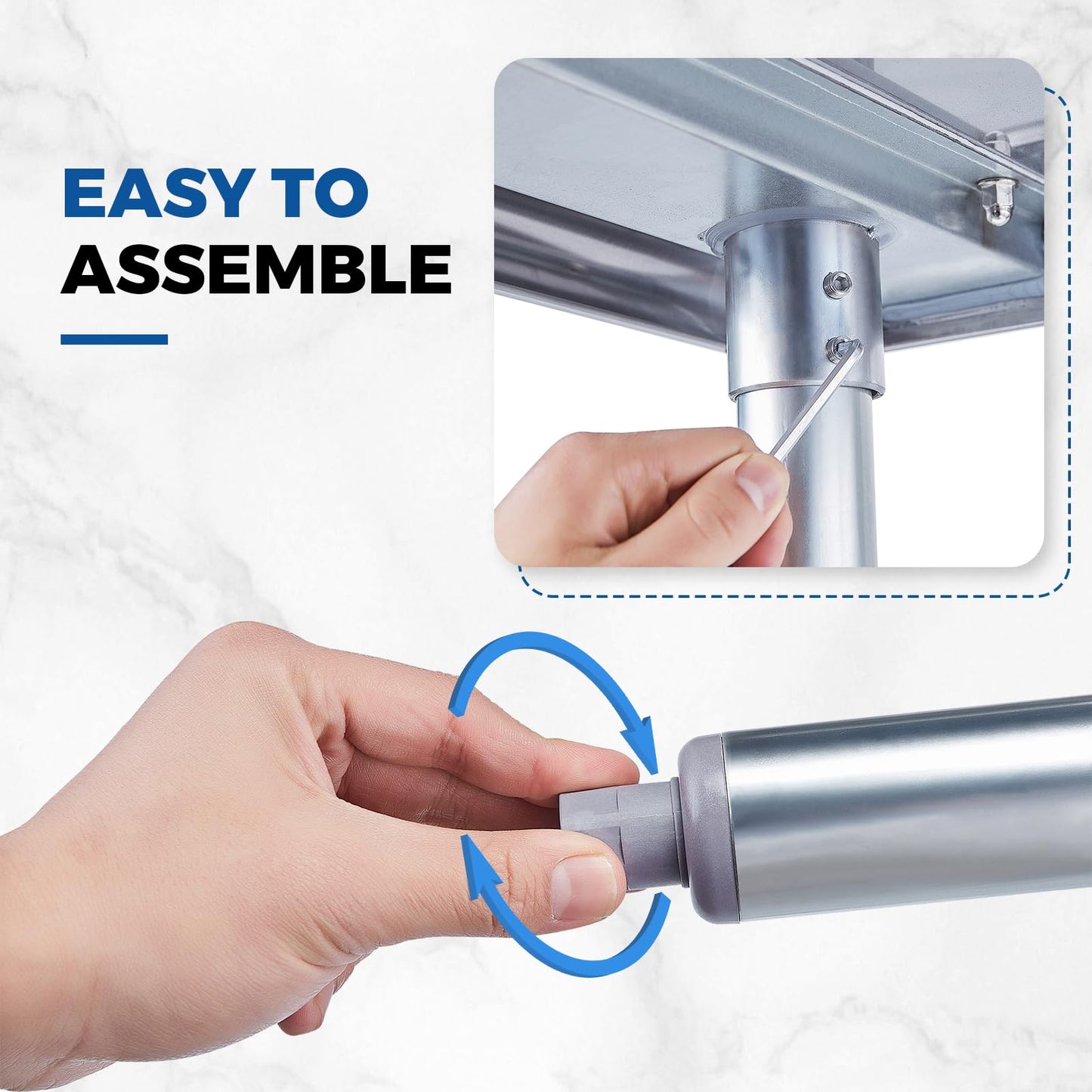 Profeeshaw Stainless Steel Prep Table 30x24 Inch NSF Commercial Work Table with Undershelf Heavy Duty Table for Kitchen Restaurant Home Hotel