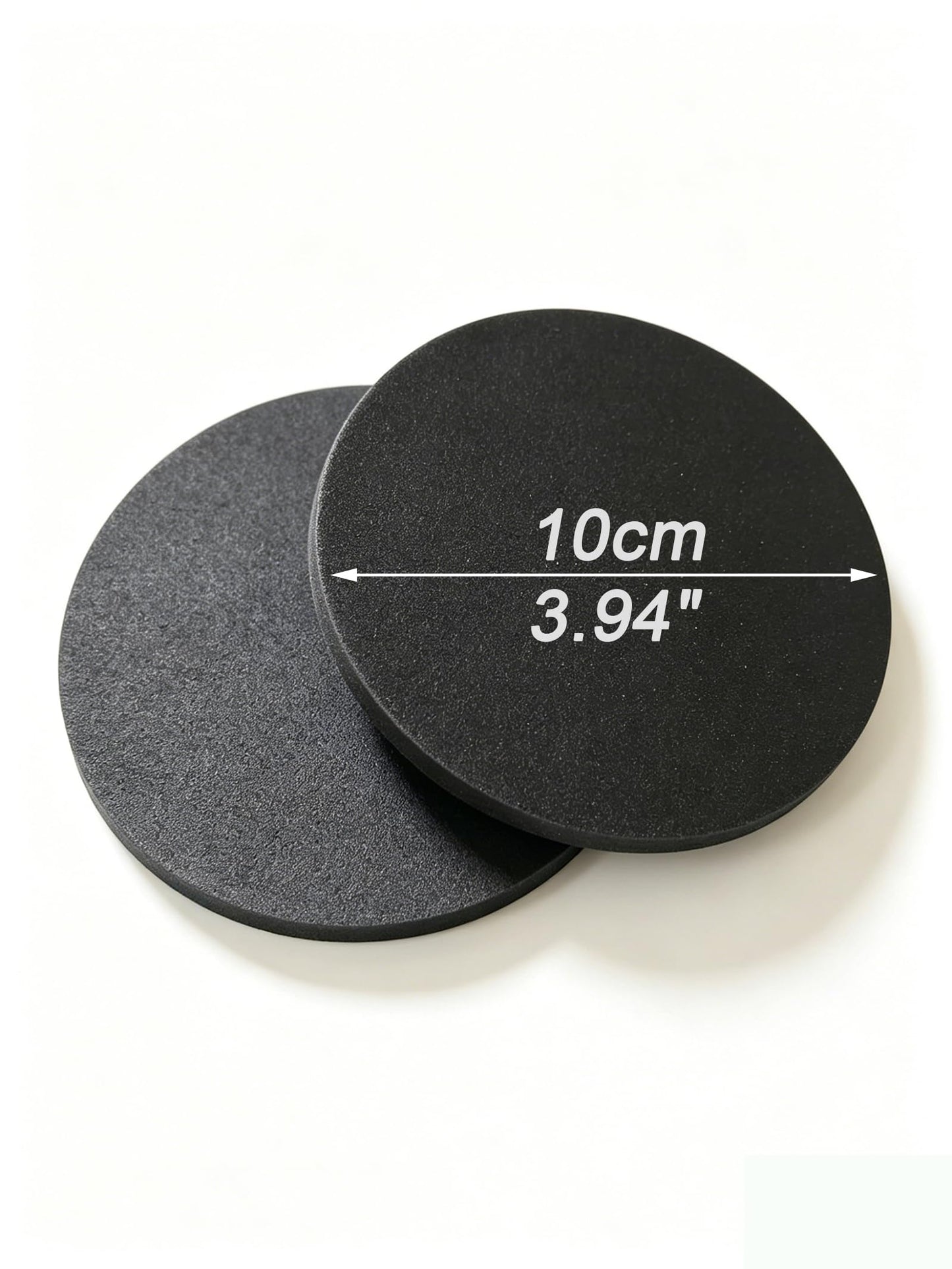 Kettlebell Mat, Self-Adhesive Non-Slip Bottom Mats, Noise Reduction Anti-Scratch Floor Protector Pads for Home Gym Fitness Weight Lifting (Medium: 3.94 inch (10cm) Diameter)