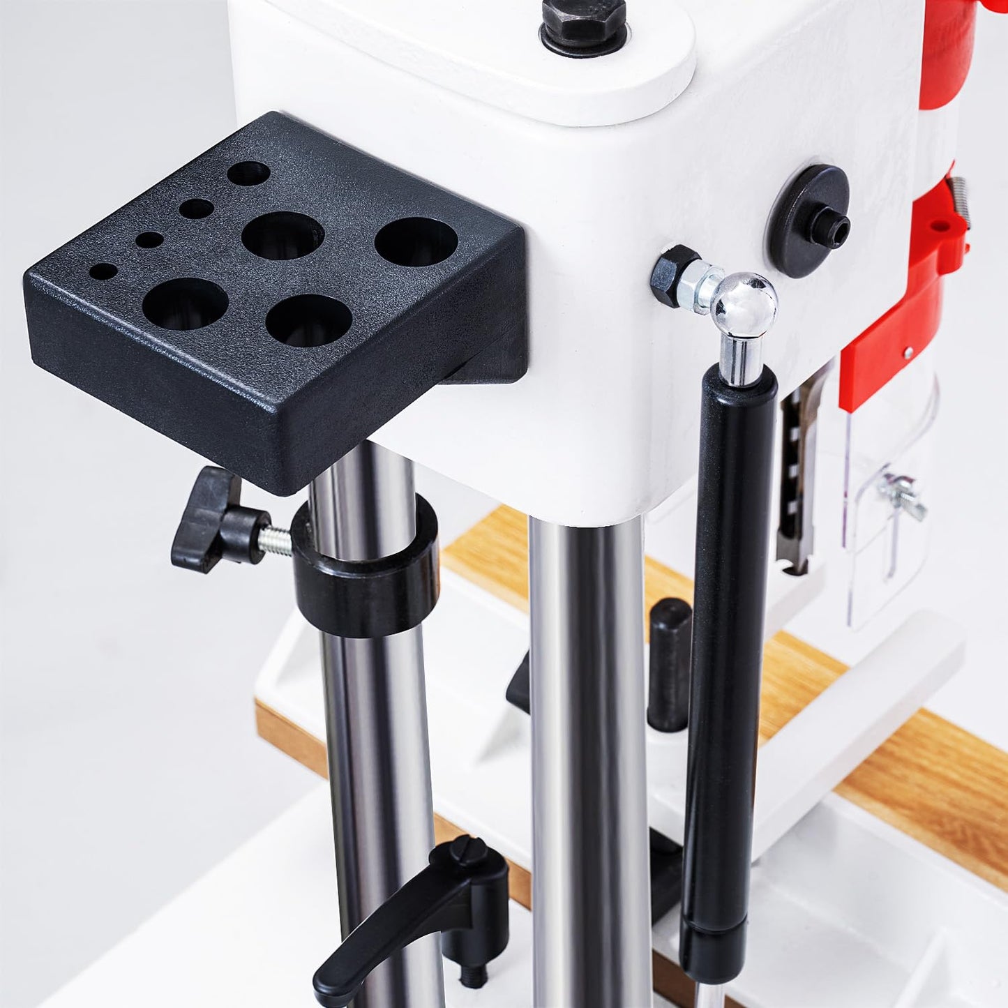 Benchtop Mortiser, 3400RPM 3/4HP Woodworking Mortising Machine with 1/4", 3/8", 1/2" Chisels Wooden Workbench, Benchtop Drill Press for Making Round Holes Square Holes Or Special Square Holes