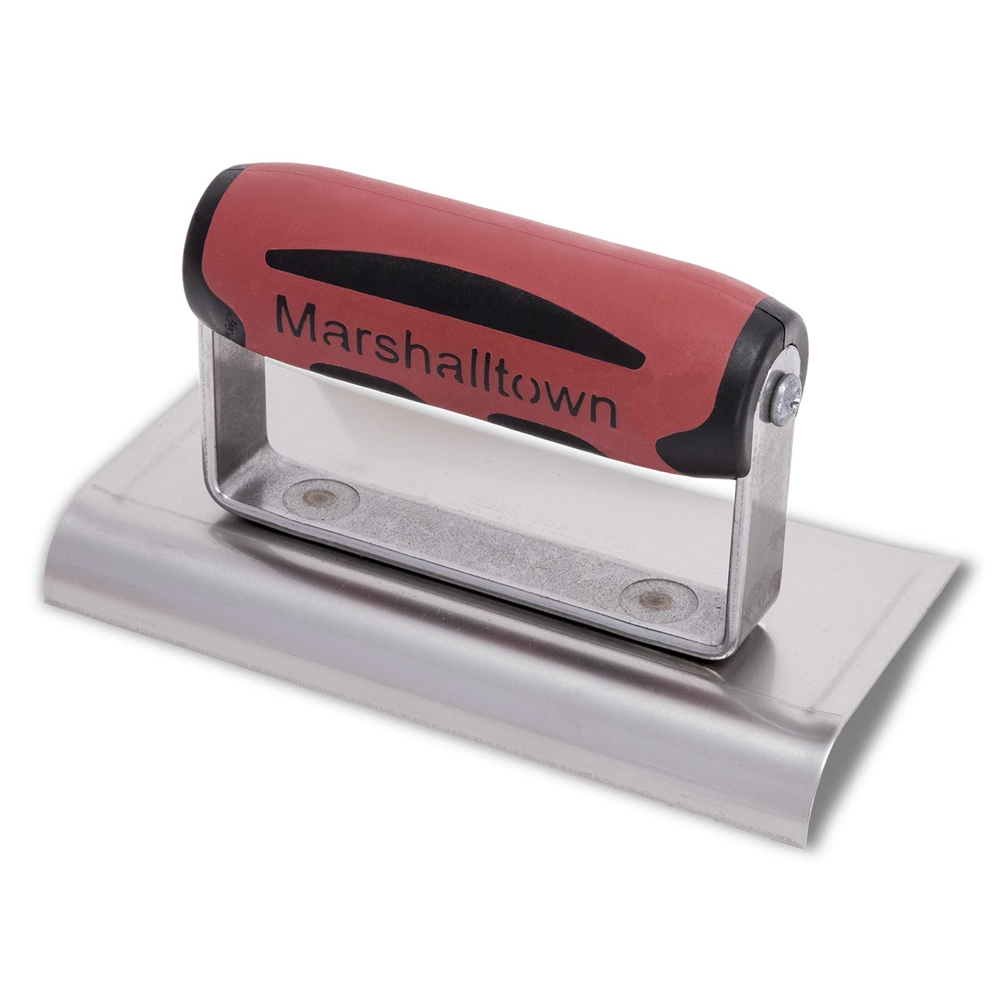 MARSHALLTOWN Curved Concrete Edger, 6 x 3 Stainless Steel Blade, 1/2 Lip x 3/8 Radius, Made In The USA, 136SSD