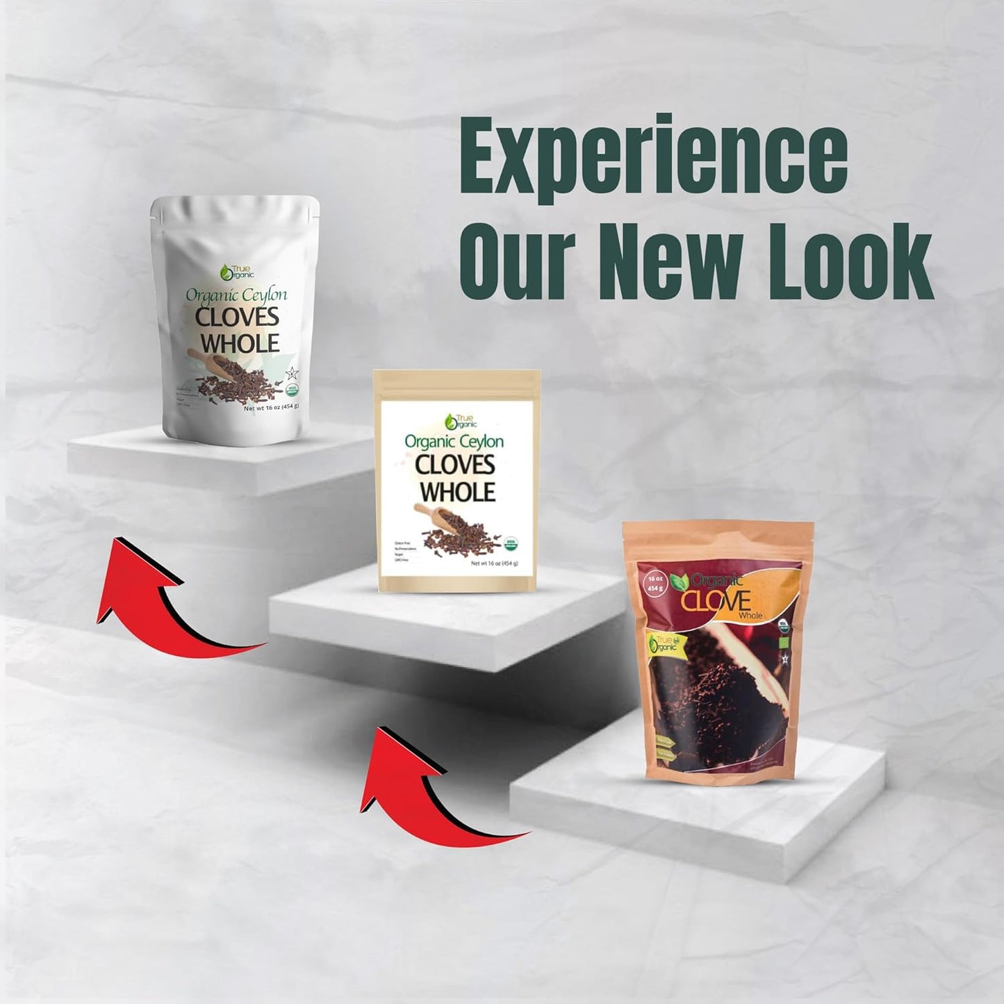 True Organic Ceylon Cloves - Premium Grade, USDA Organic & Kosher Certified, 1 lb Bulk (16 Ounces)