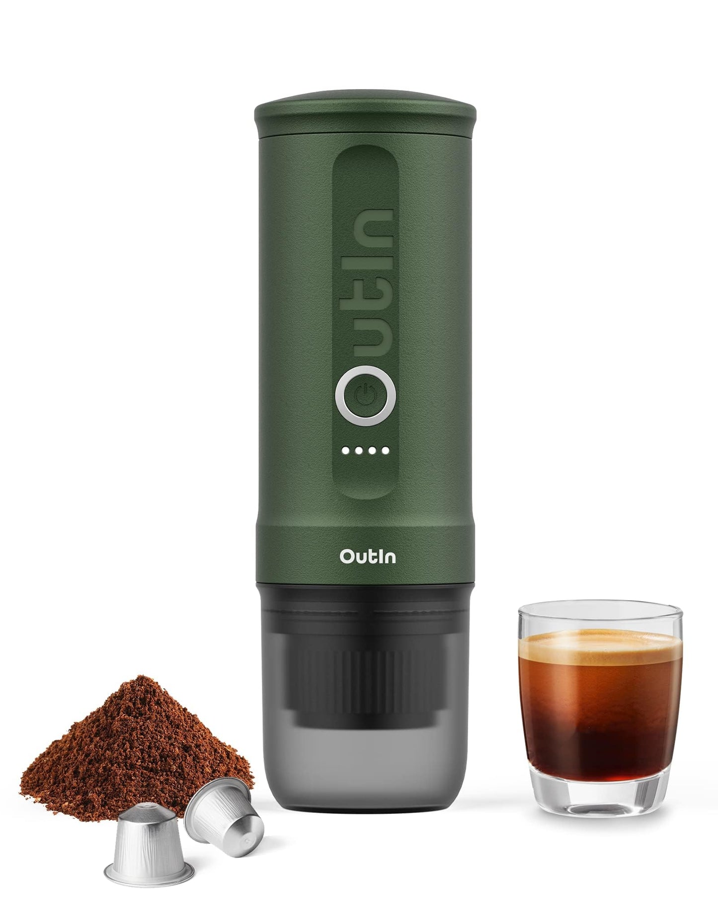 OutIn Nano Complete set Portable Espresso Machine with Double Shot Accessorries