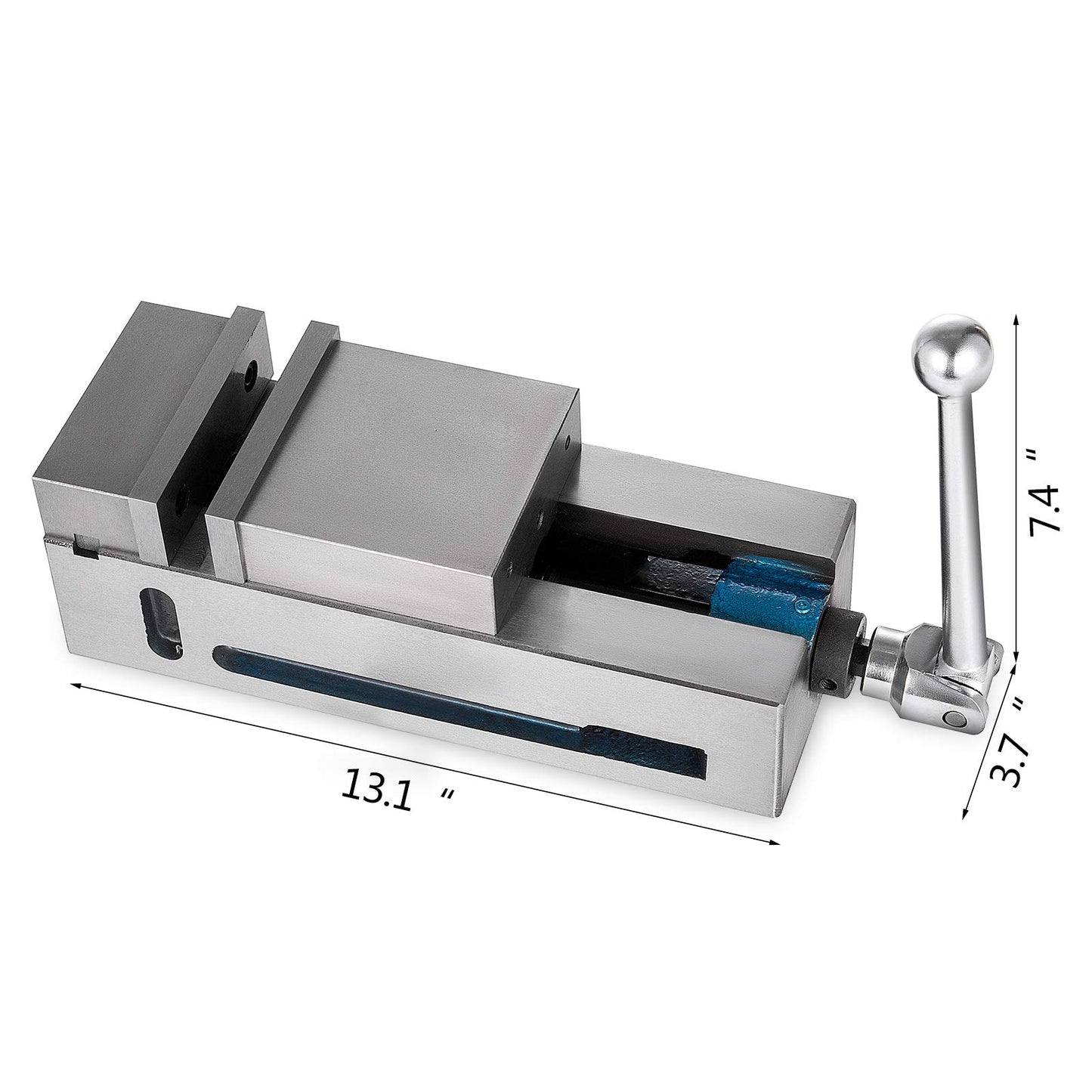 Mophorn Milling Vise 4"/100mm,Bench Clamp Vise Nodular Cast Iron Material,Clamping Vise Clamping Force 19KN Max, Milling Machine Vise