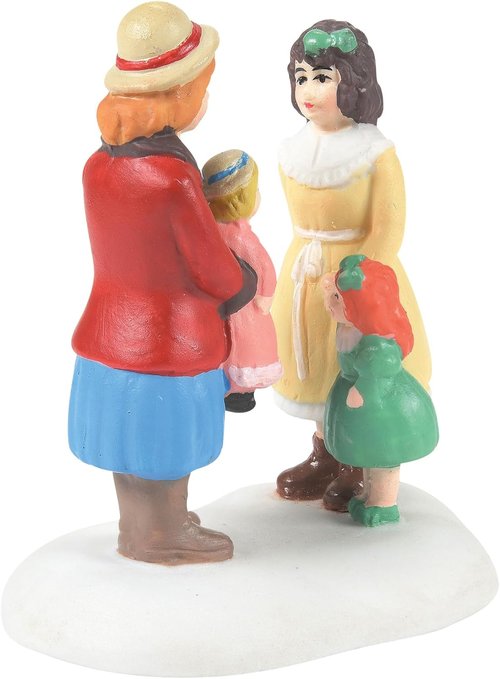 Department 56 | Dickens Village Accessories - Girls With Their Dolls Figurine, 2.13 Inch, Multicolor