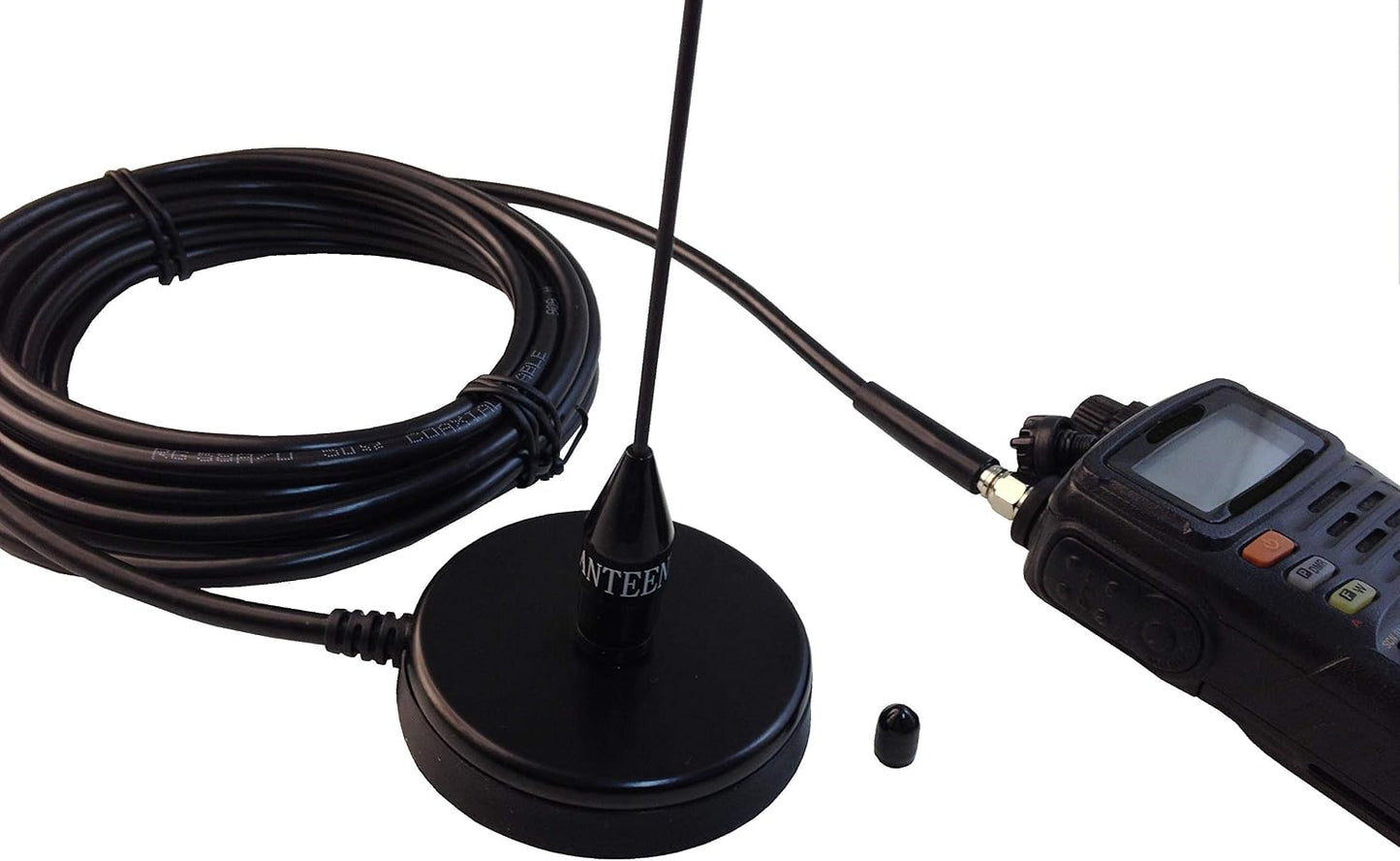Anteenna TW-35S Antenna Magnetic Mount with SMA Female - SMA Male Type for Handheld Antenna of Two Way Radio