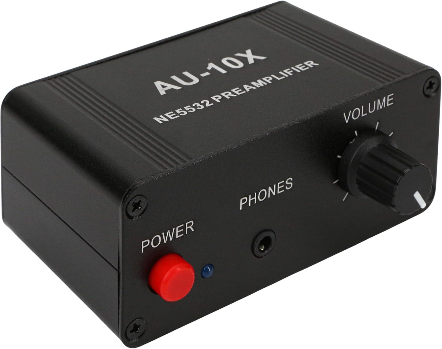 KH866 12V 20dB AUX10X NE5532, 3.5mm RCA Preamplifier, Audio Phono Preamp, Mini Stereo Headphone Signal Home Amplifier