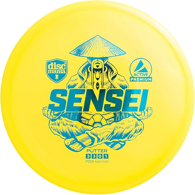 Discmania Disc Golf Starter Set (3 Pack) | Active Premium Disc Golf Set for Beginners | Sensei, Maestro & Rockstar | Premium Plastic, Easy to Throw | Ideal Gift for New Players (Colors May Vary)
