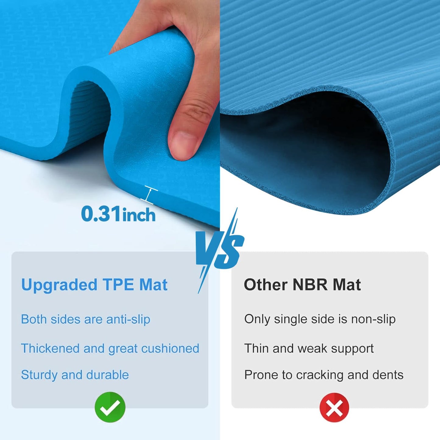 WATBKHE Gymnastics Bar for Kids Adjustable & Foldable Training Kip Bar with Rings, Sturdy Horizontal Bar for Boys & Girls, Expandable Gymnastics Equipment for Home Practice Blue