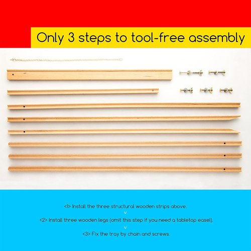 MEEDEN Wood Easel Stand - Versatile Tripod Display for Posters, Pictures & Paintings | Wedding Decor Holder