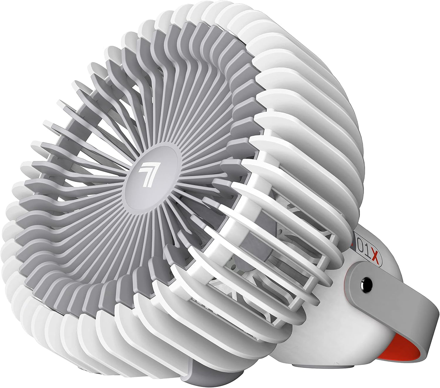 01X 17 Sharper Image REFRESH Rechargeable Personal Fan, Powerful Airflow, Quiet Operation, Hours of Run Time on Low
