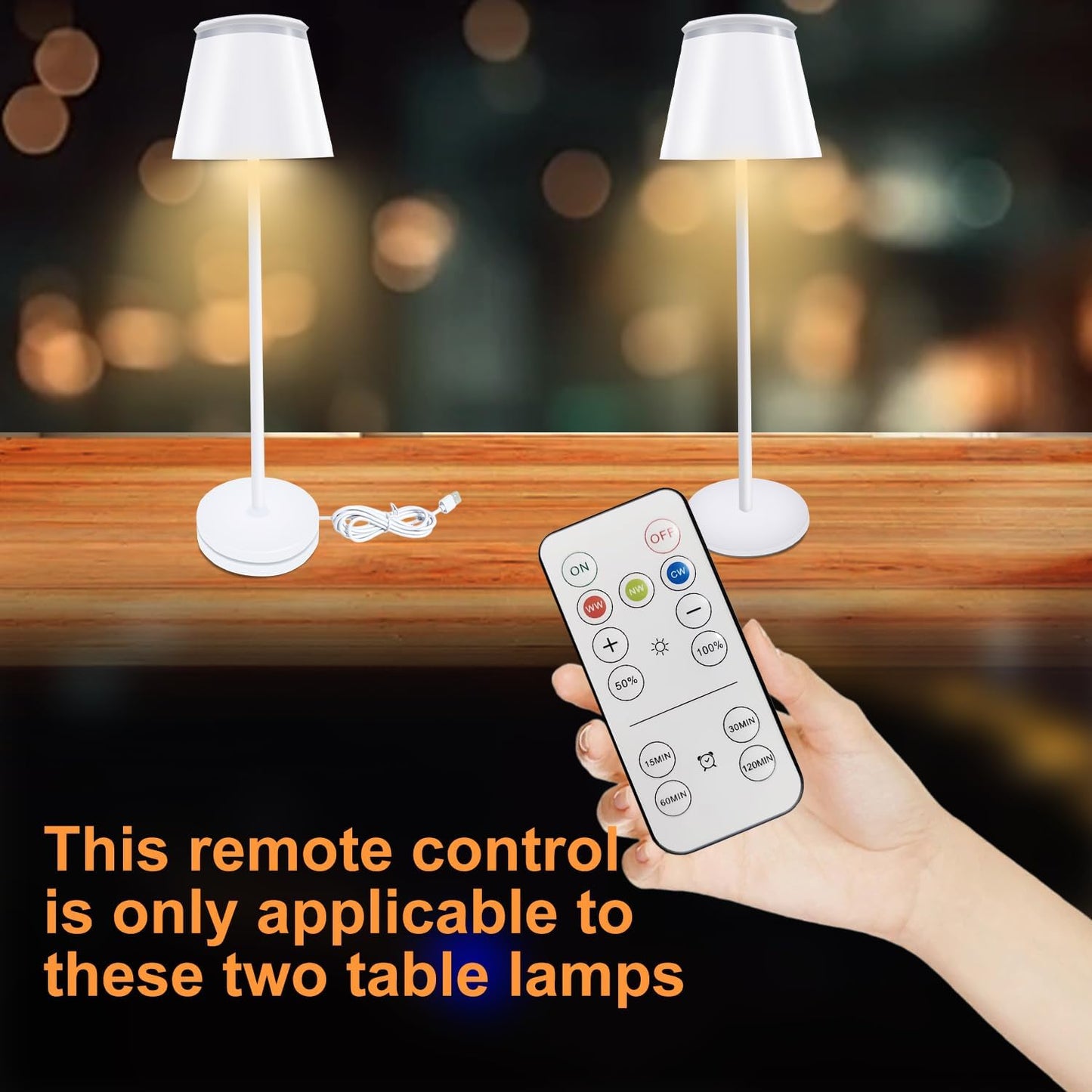LALAKU 2 PCS Remote Controller for Table lamp