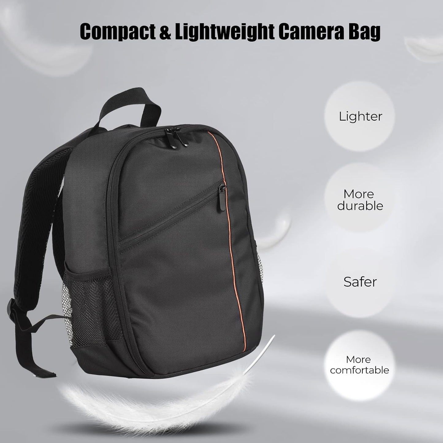 Backpack Andoer Small Camera Outdoor Camera Bag Water-resistant Shock-proof Camera Case Replacement