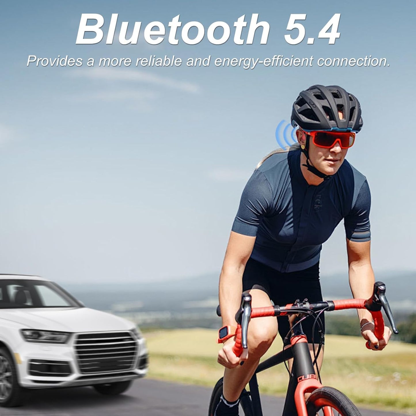 MUXUN 5.4 32GB MP3 IP68 Swimming, Swimming, Bone Conduction Headphones - Bluetooth & Memory Player Waterproof