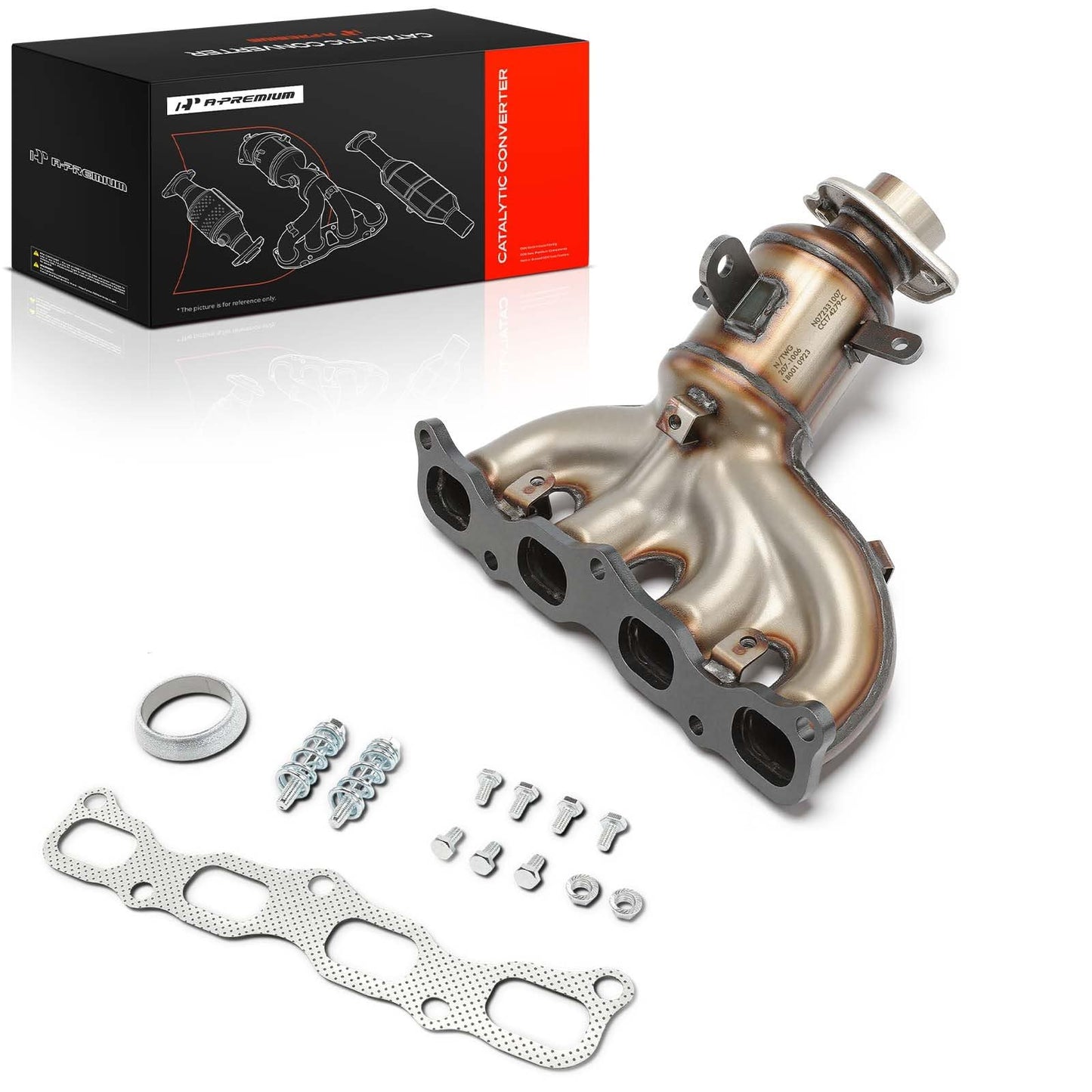 A-Premium Exhaust Manifold Catalytic Converter Kit Direct-Fit Compatible with Mitsubishi Outlander 2014-2018, Outlander Sport 2014-2015, 2.0L 2.4L, EPA Compliant, Replace# 1555A922