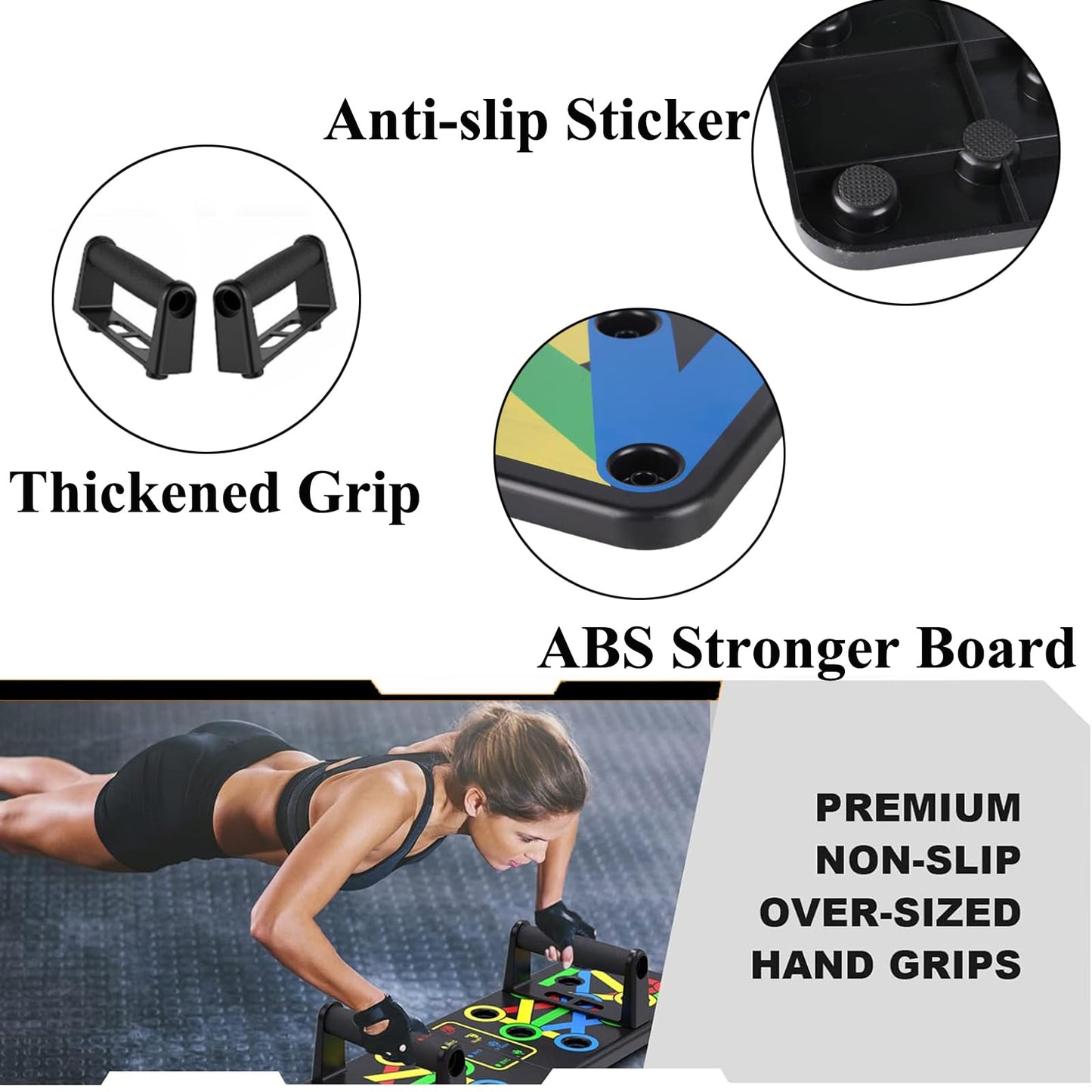 Push Up Board Home Workout Equipment Solid Multi-Functional Pushup Stands System Fitness Floor Chest Muscle Exercise Professional Equipment