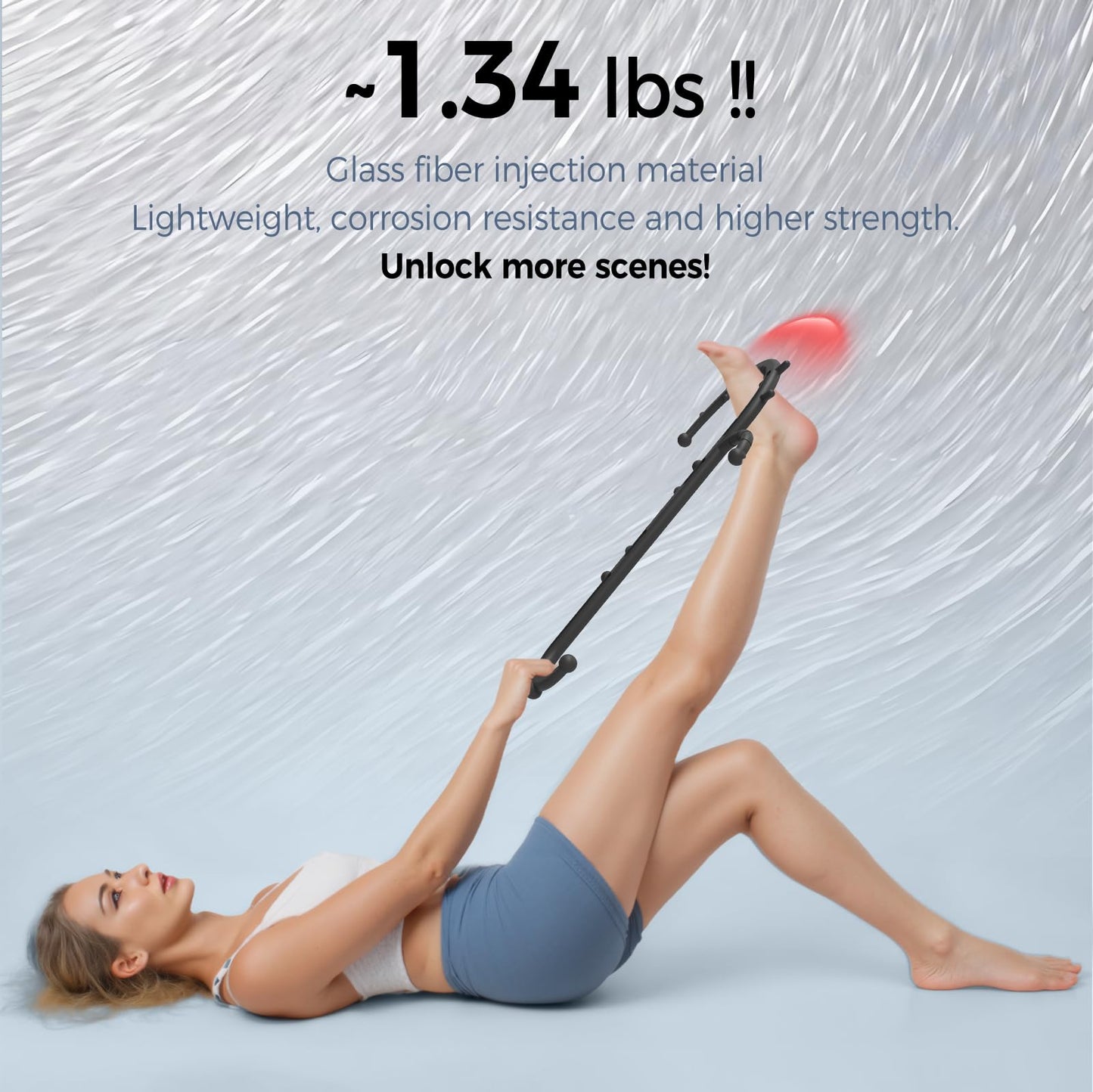Cubetoou Back and Neck Massager for Pain Relief Deep Tissue, Upgraded Full Body Trigger Point Cane Massage Tools, Therapy Massage Stick Pressure Point Hook, Muscle Knot Remover Tool (Black)