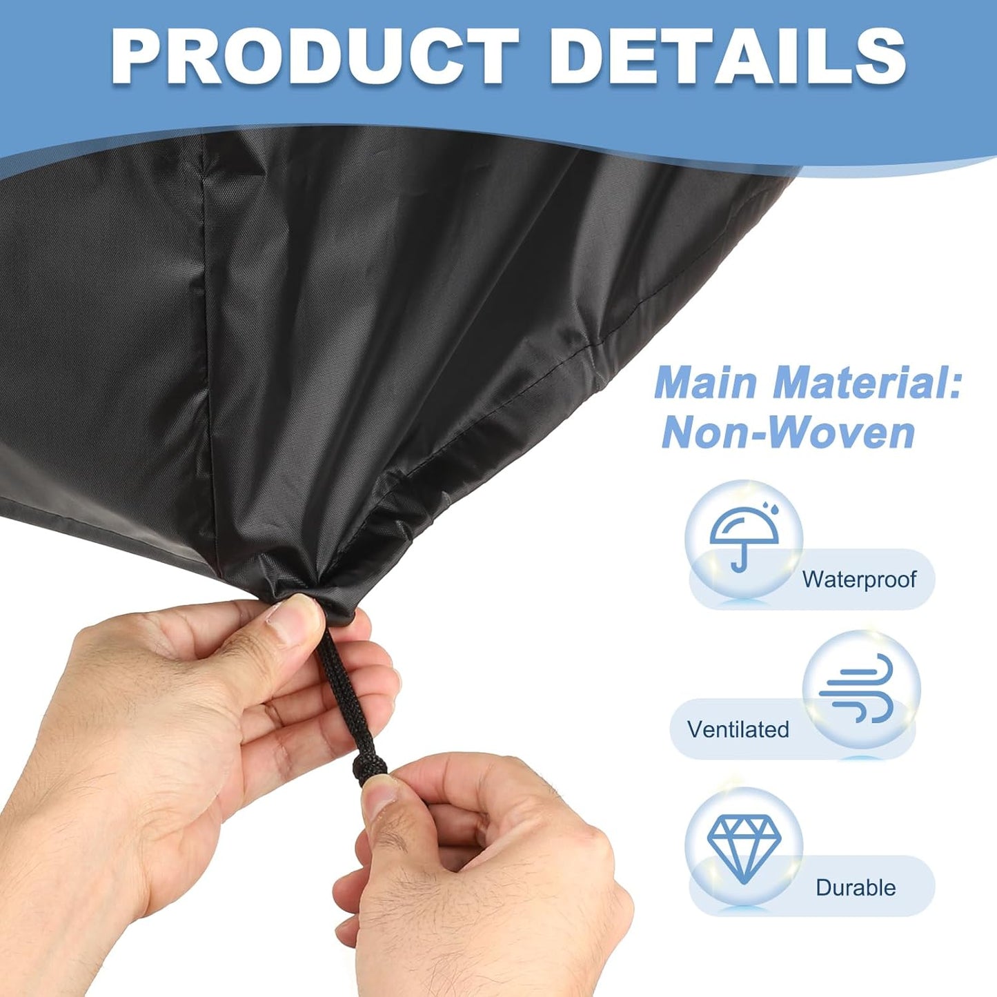 27.56 Inch 2Pcs PATIKIL and Printer Dust Cover Case, Water Proof Static Free Polyester Protective Covers Jacket