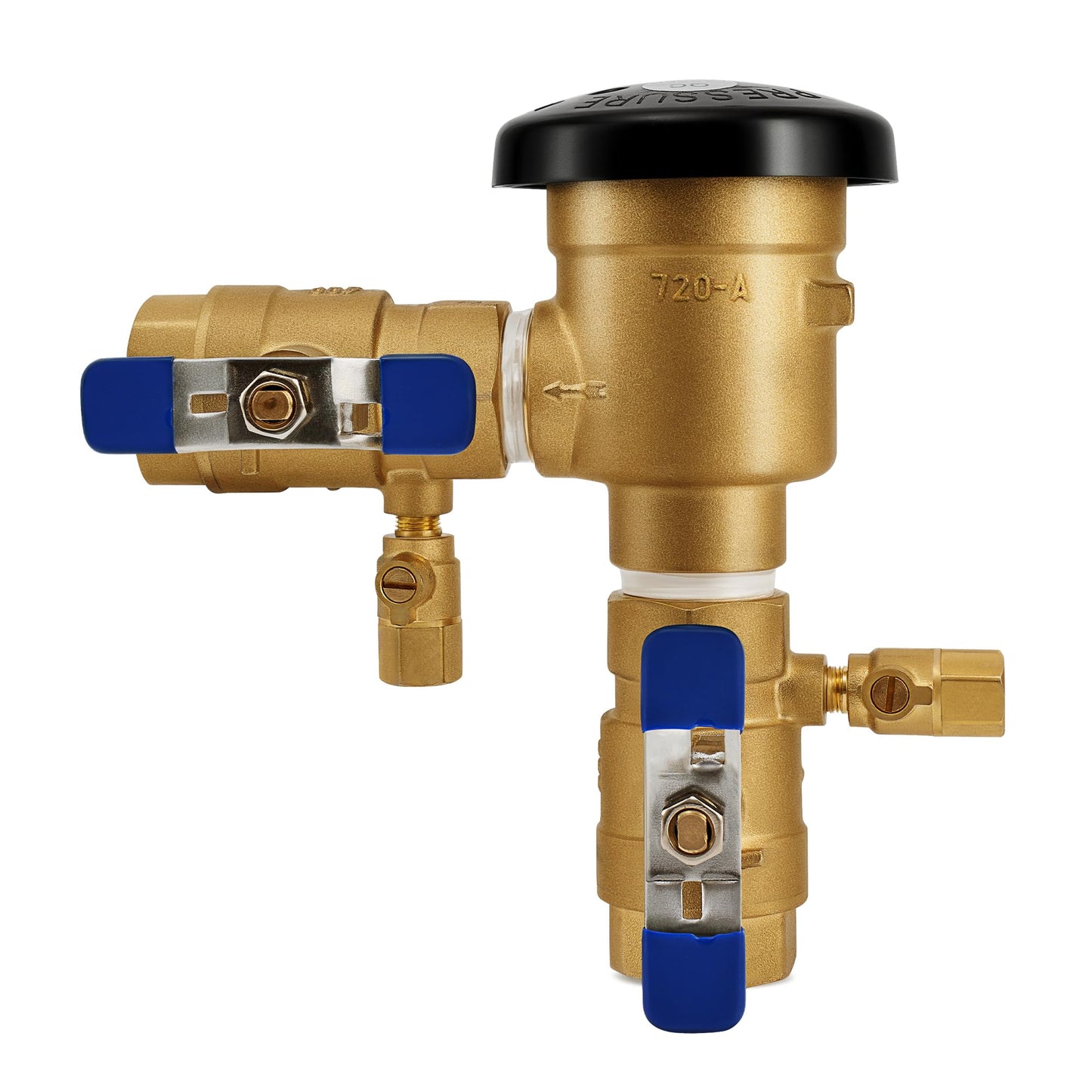 1”720A Pressure Vacuum Breaker Assembly, Replacement for Zurn Wilkins 1-720A (Non-OEM) Thickened Brass Backflow Preventer Valve, Max 400 PSI, for Irrigation Systems and Commercial Water Supply Systems