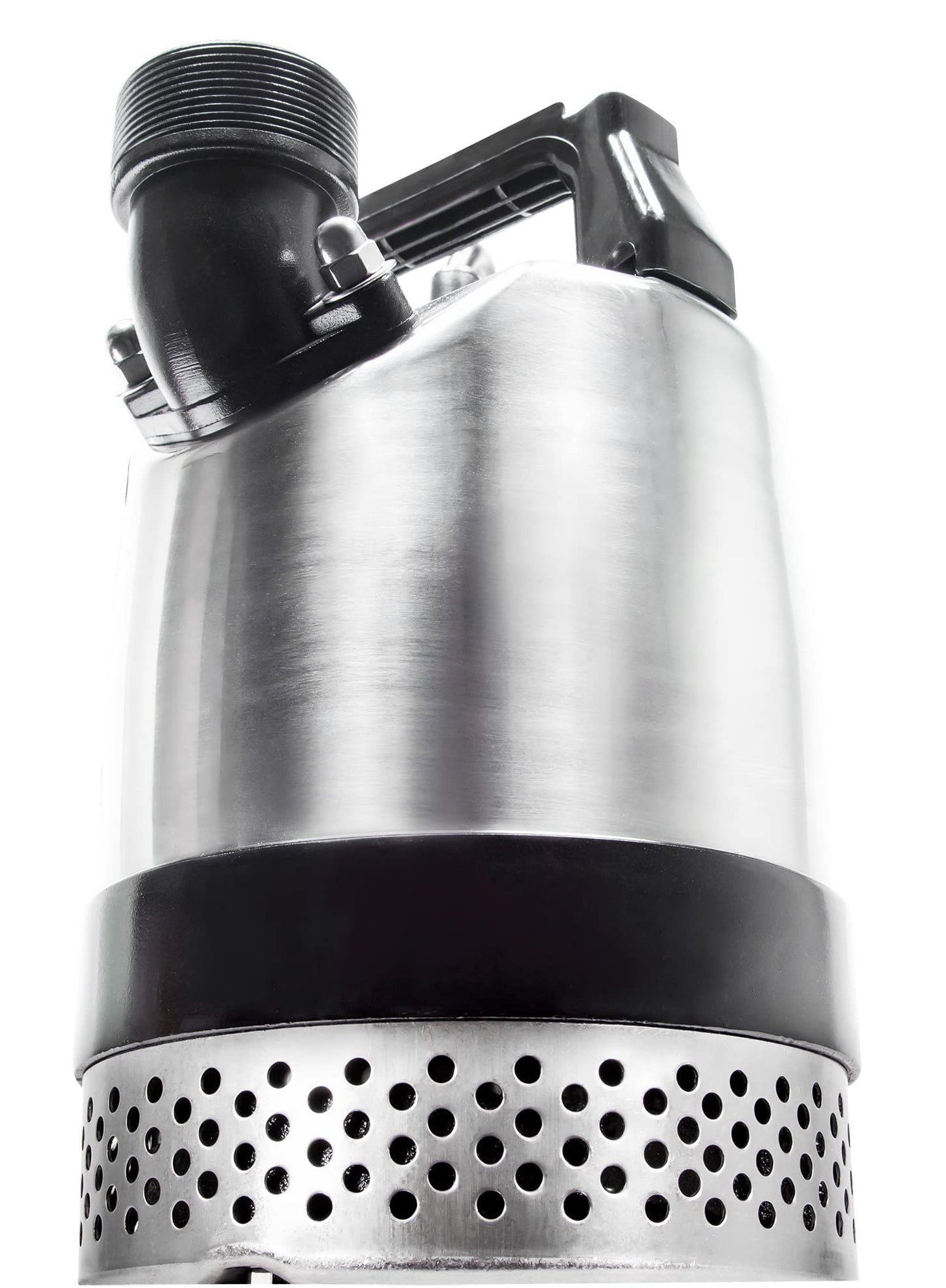 Red Lion RL50CON 115 Volt, 1/2-HP, 3600 GPH Heavy-Duty Stainless Steel Manual Submersible Utility Pump with 20-Foot Power Cord, Steel, 14942722