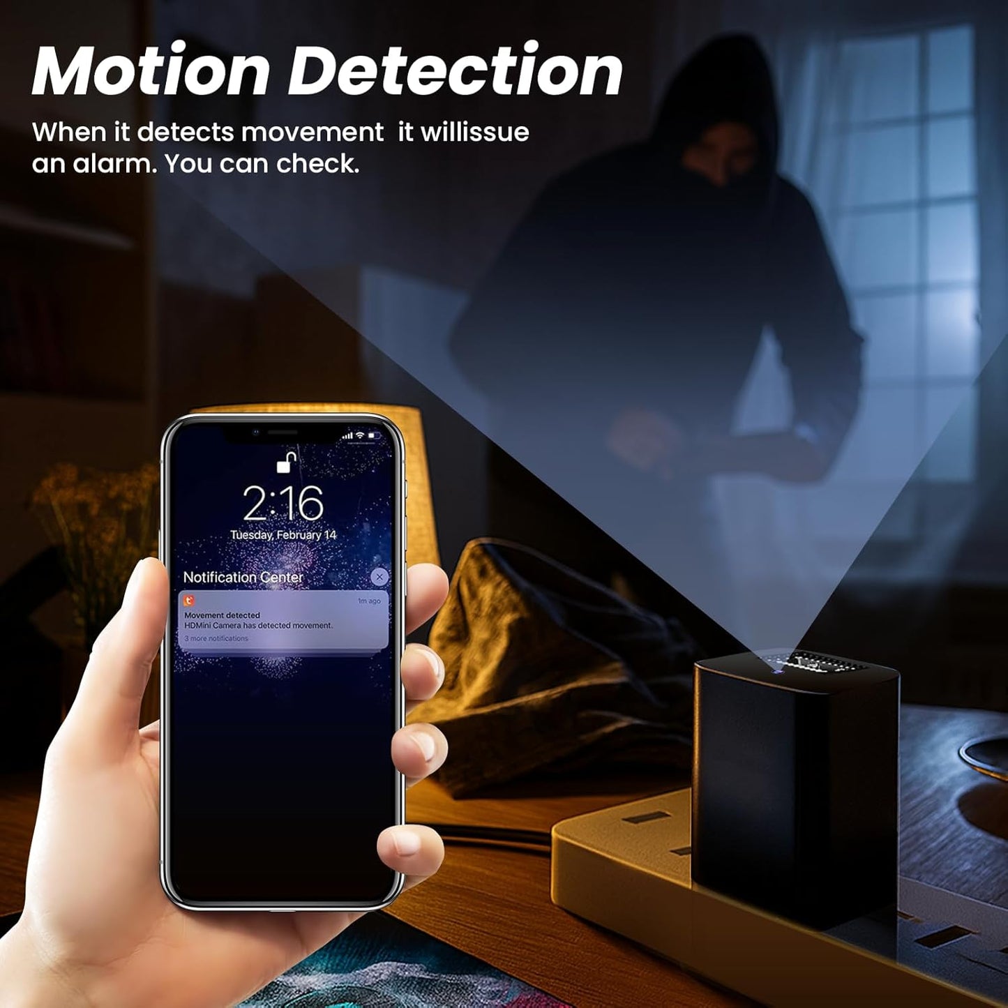 ZOGGCOX 1080P Hidden Camera WiFi USB Charger Camera Spy Cam - Nanny Cam with Night Vision & Motion Detection, Wireless