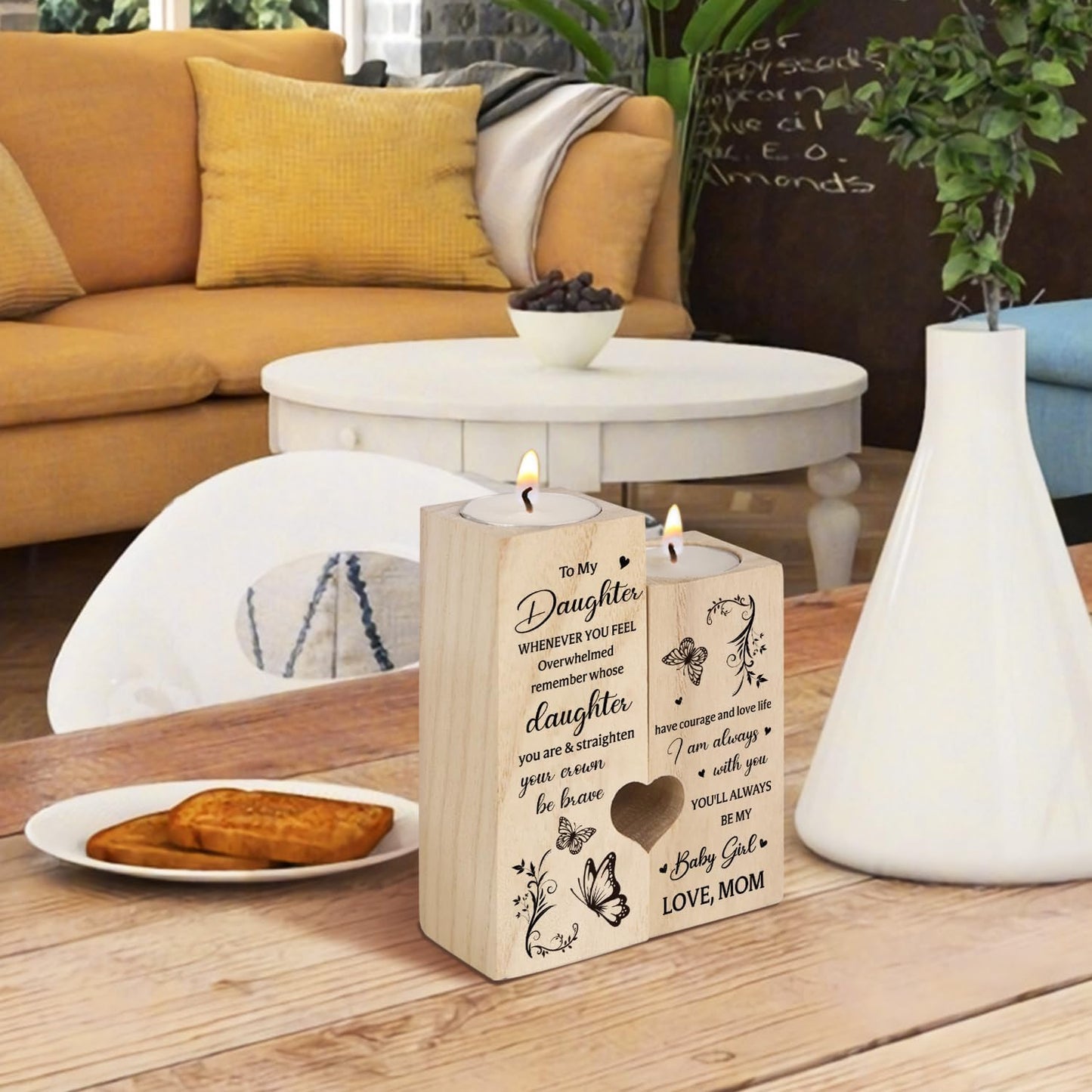 SteadStyle Candle Holders - Heartfelt Gifts for Daughters | Perfect for Mother's Day, Birthdays, & Graduations