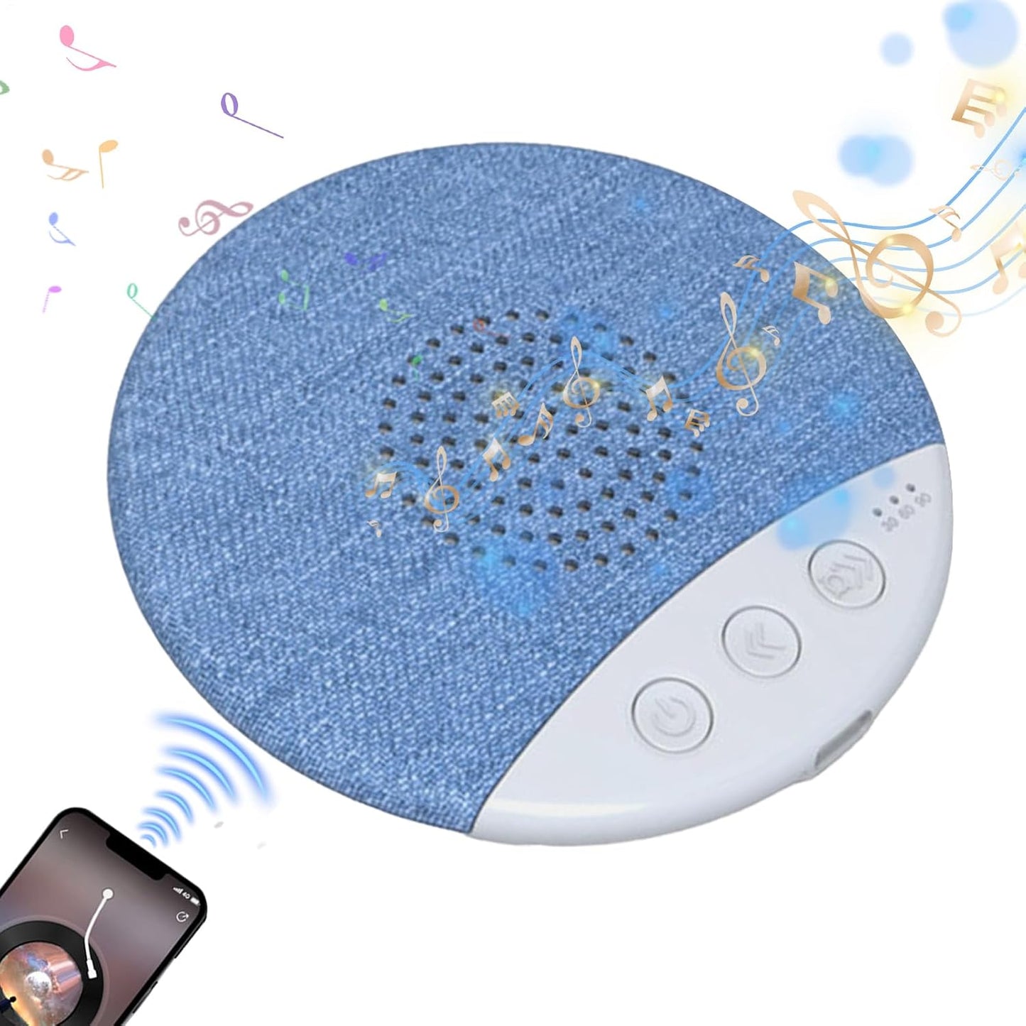 Generic Bluetooths Pillow Speaker Mini Wireless Sleep Audio Device, Under Pillow Sound Unit | White Noise Timer, Stereo