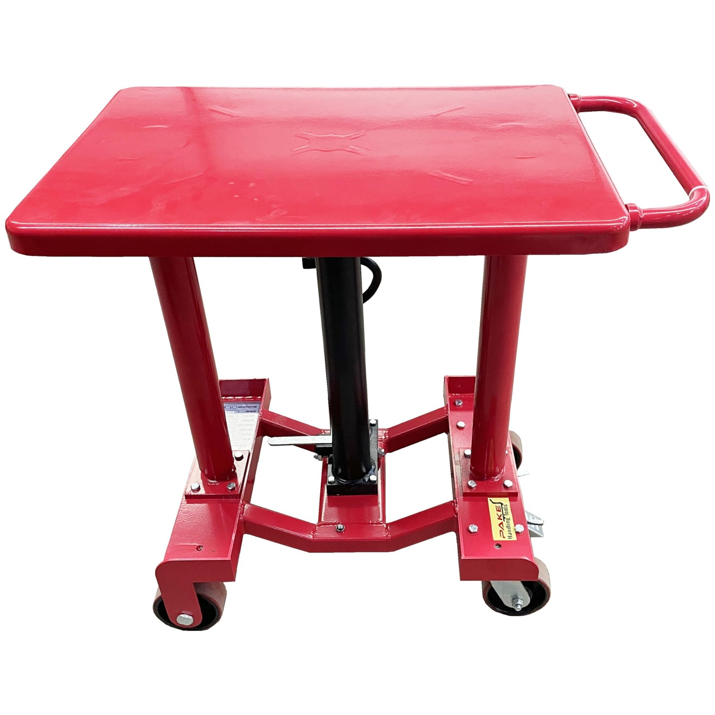 PAKE Post Lift Table, 1000 Lb. Cap., 30x20 Platform, 34 to 52 Lift Range