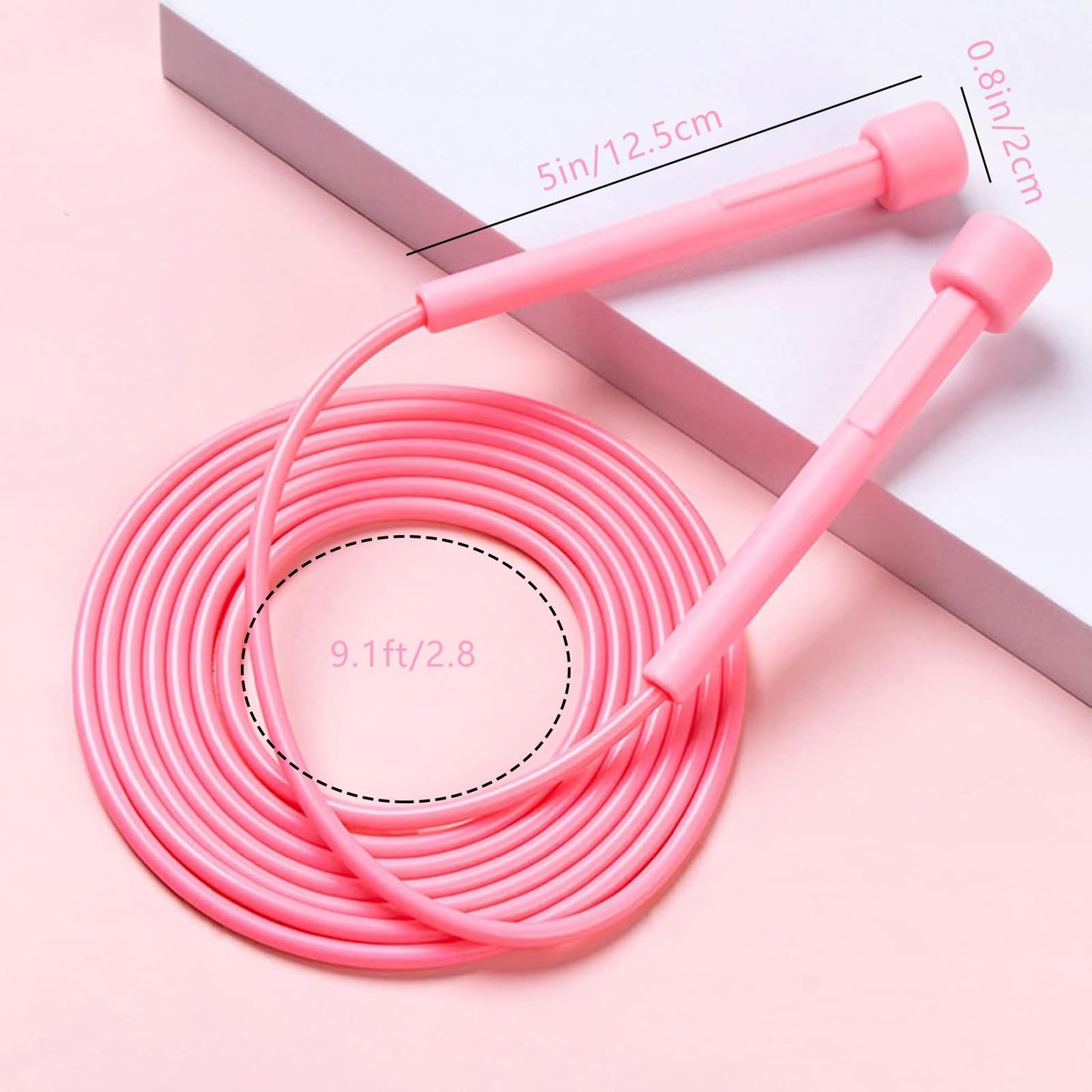 Jump Rope for Kids,5P Colorful Jumping Rope for Fitness and Exercise,Lightweight Adjustable Skipping Ropes for School Events and Family Fun