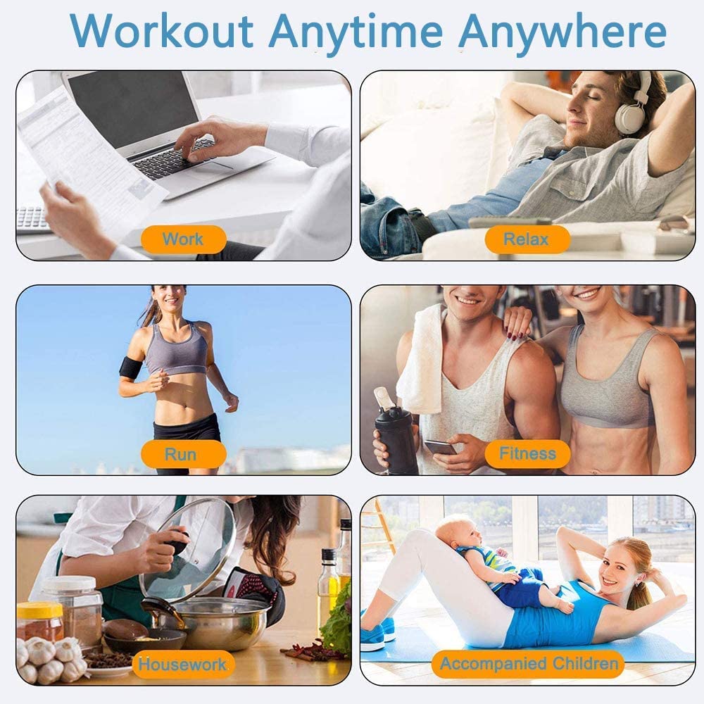 Fitness Belt Abs Stimulator Muscle Training Fitness Workout Equipment Ab Core Toner Belt for Abdominal/Arm/Leg For Home Use