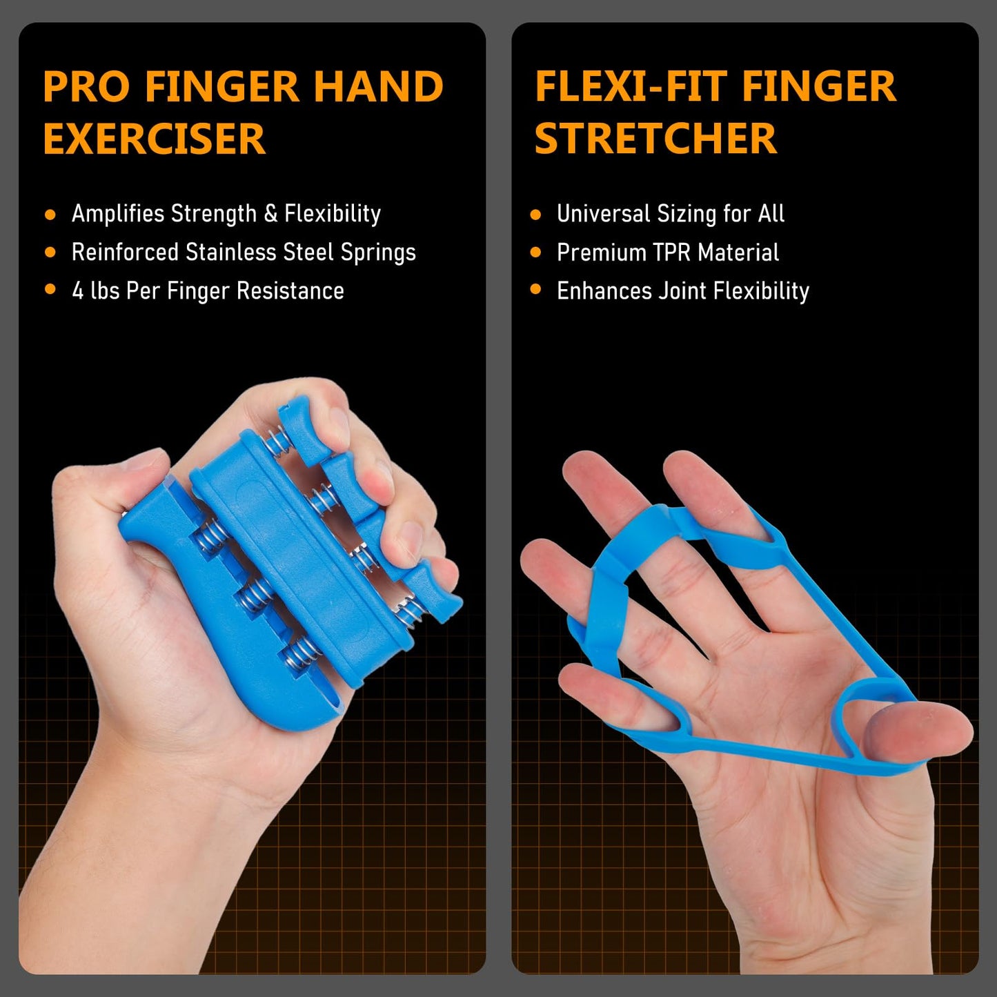 JKSHMYT Grip Strength Trainer Kits (5 Pack), Adjustable Resistance Forearm Strengthener, Hand Gripper Strengthener for Muscle Building