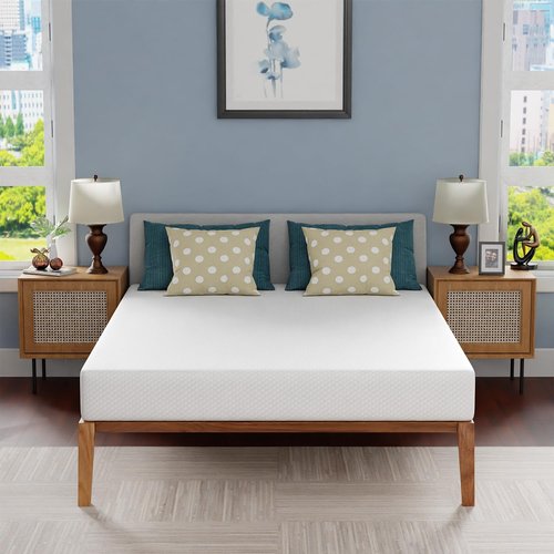 FDW 8-Inch Queen Mattress - Medium Firm Gel Memory Foam | CertiPUR-US Certified | Pressure Relief & Cooling Foam