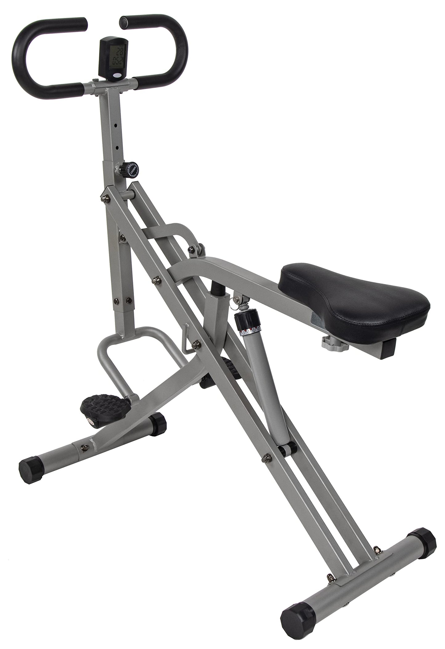 BalanceFrom Fitvids Rower-Ride Exercise Trainer for Total Body Workout – Sports Training – nan – Silver