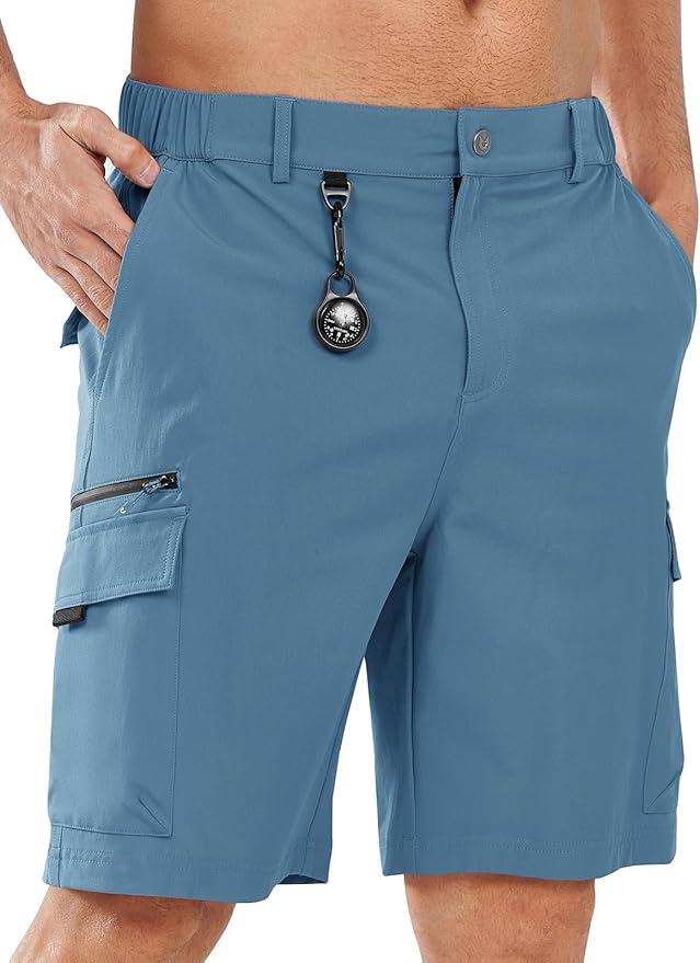 NORTHYARD Men's Cargo Hiking Shorts 9" Lightweight Outdoor Tactical Work Camping Sport Golf Casual Travel Fishing Multipocket