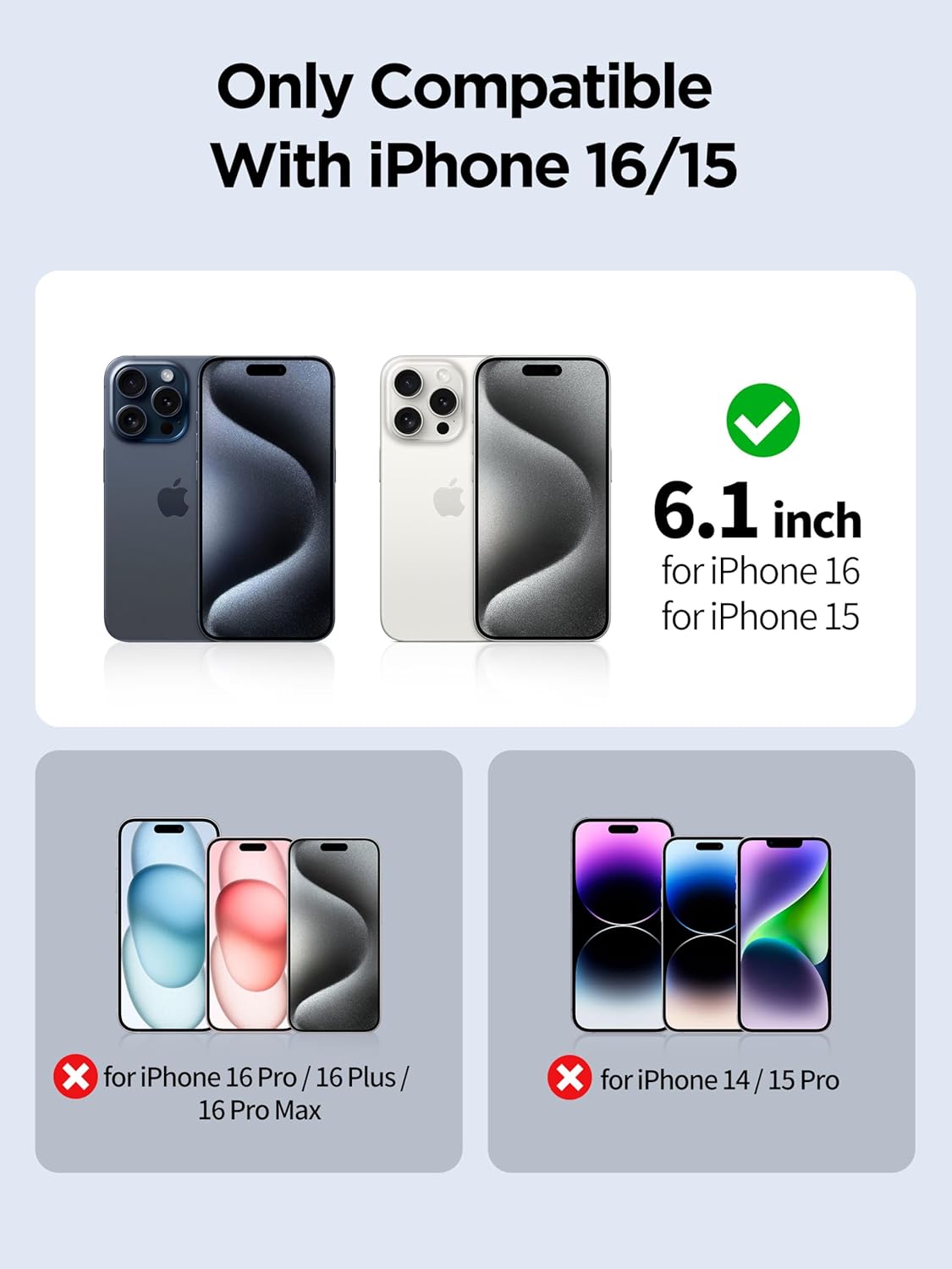 16 6.1 Inch, PDDKISS Compatible for iPhone Privacy Screen Protector Tempered Glass Purple Gradient Anti Spy Anti Blue
