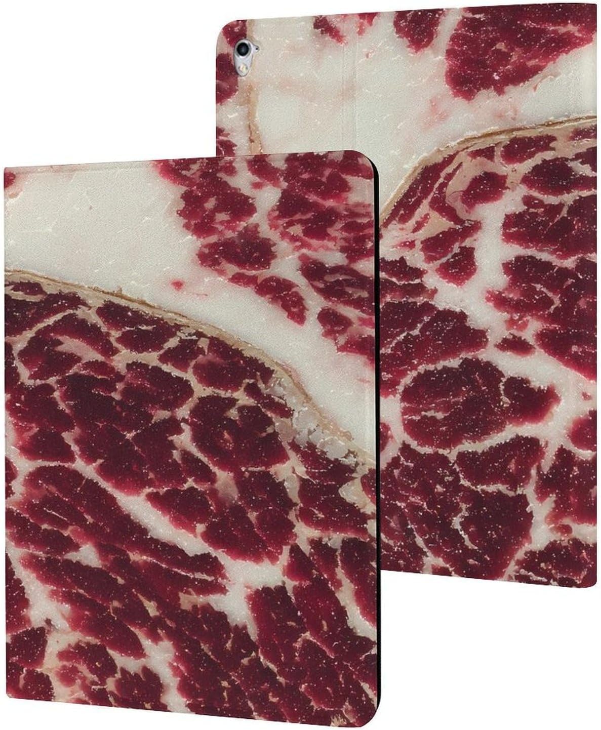 Generic Air1 2019 Beef Steak Meat Case Compatible with iPad Pro Mini Protective Cover with Stand