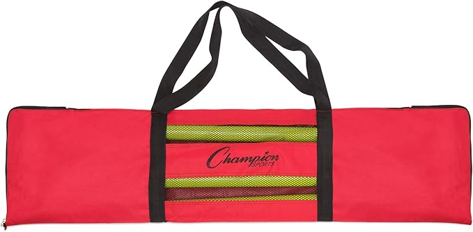 Champion Sports APSET Outdoor Agility Pole Set, Yellow
