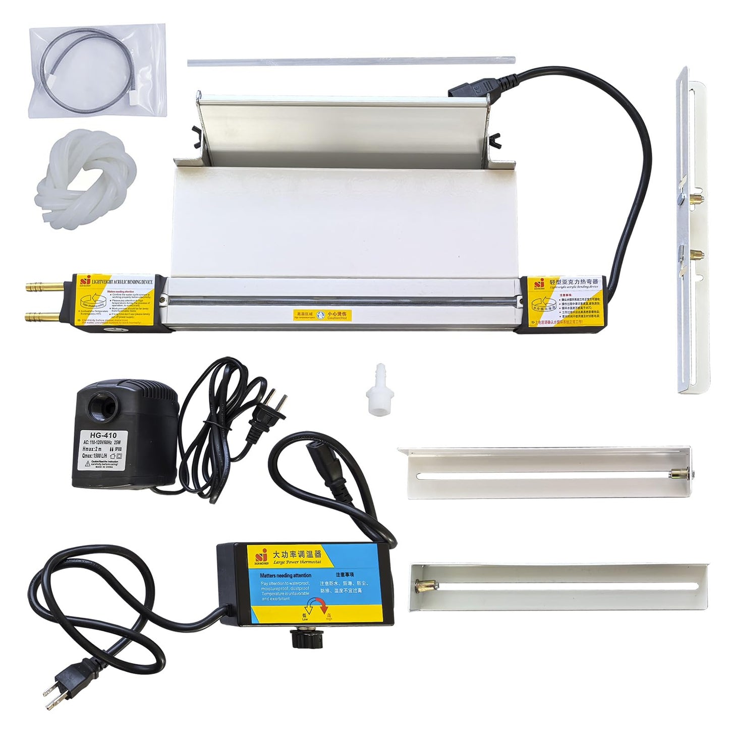 BOZHENYULEI 12"(300mm) Plastic Acrylic Bending Machine, 110v Acrylic Heat Bending Machine with Bracket Angle Adjustment PVC Bender, Acrylic PVC Bending Machine Glassiness Bender 1mm-6mm Thickness