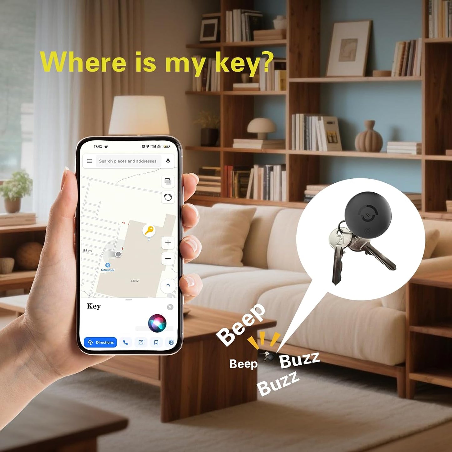 myclong Mini GPS Tracker for Vehicles Car Tracker Device Hidden with Magnetic Silicone Case, iOS Compatible Portable