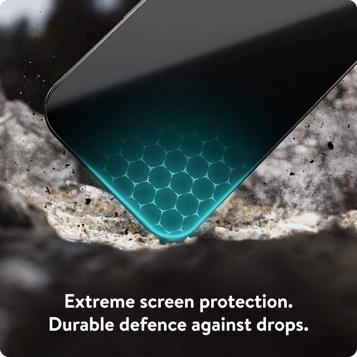 15 2 Pack Mous - Ultra Resistant Hybrid Glass Screen Protector for iPhone Pro Max HD - Anti-Scratch & Shatterproof