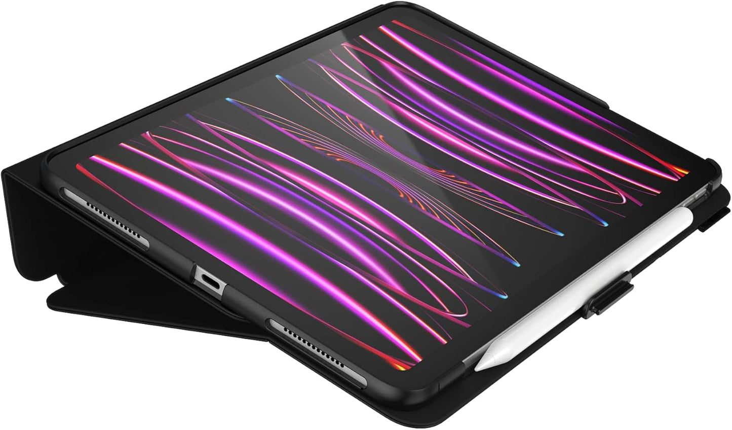Speck 4th 11 Inch Case for iPad Pro Generation - Drop & Camera Protection, Slim Multi Range Stand, Apple Pencil Holder