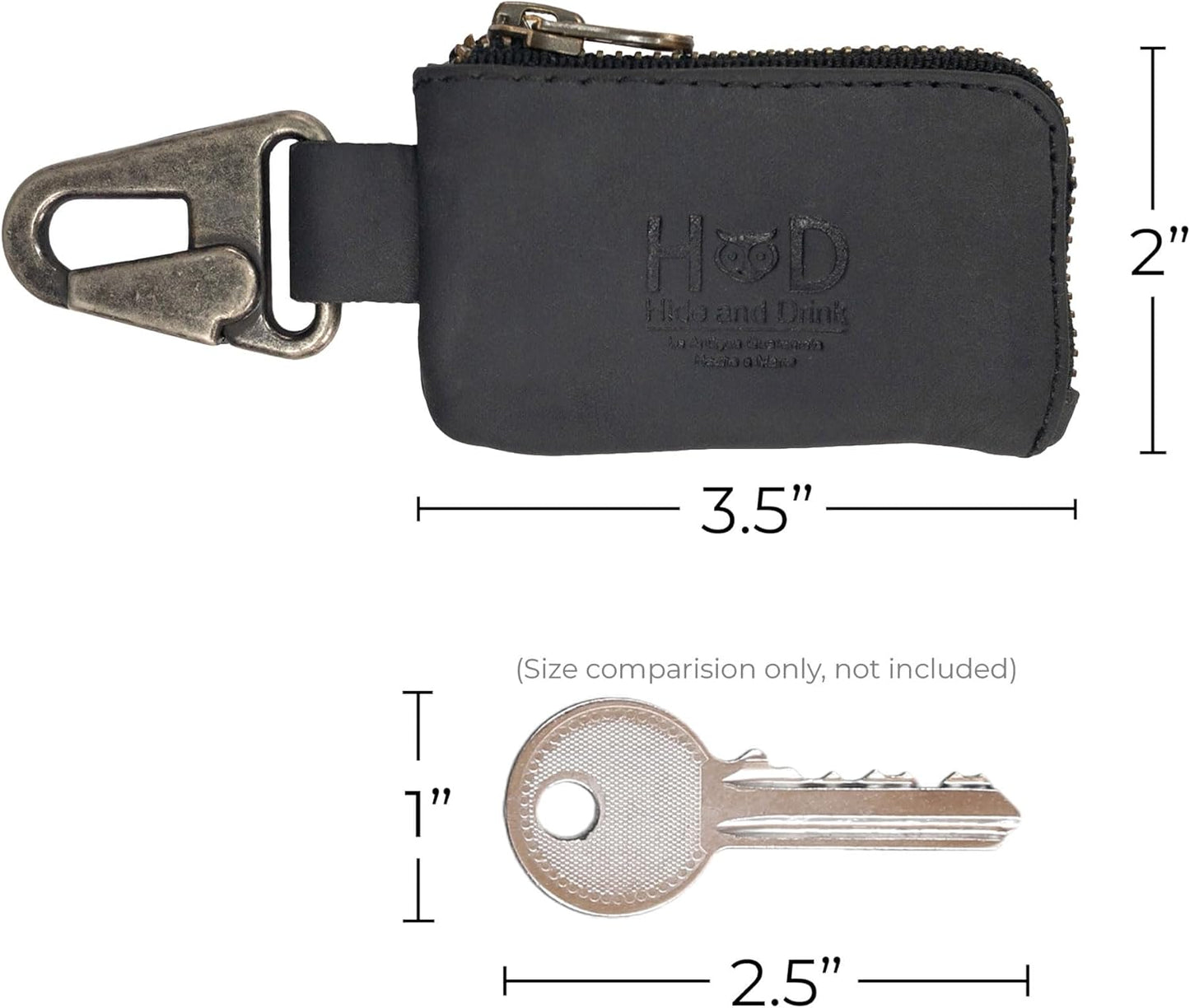 101 Hide & Drink, Rustic Leather Car Key Holder, Headphone & Charging Cables, Memory Cards, Flash Drives, Lighters